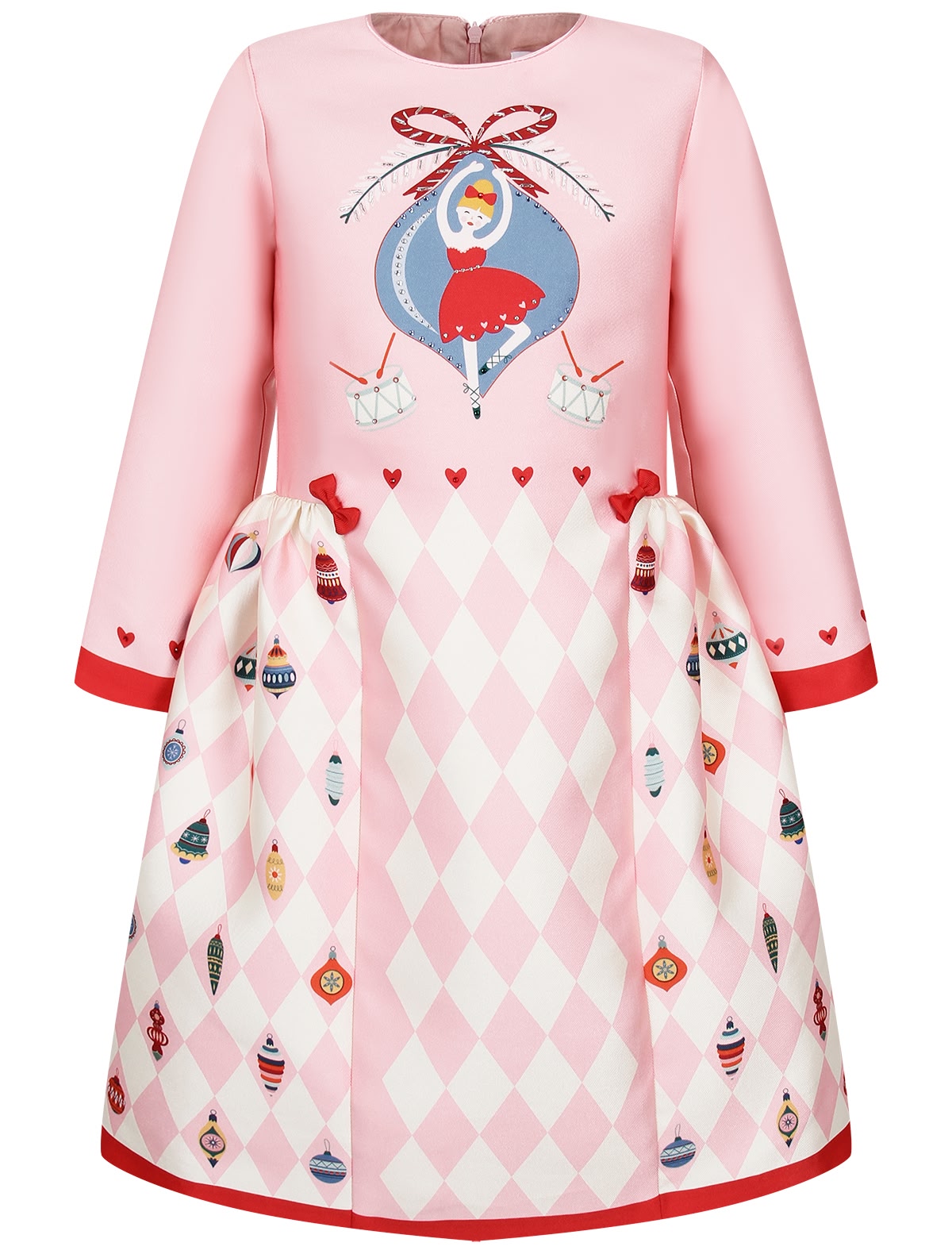 Платье с балериной