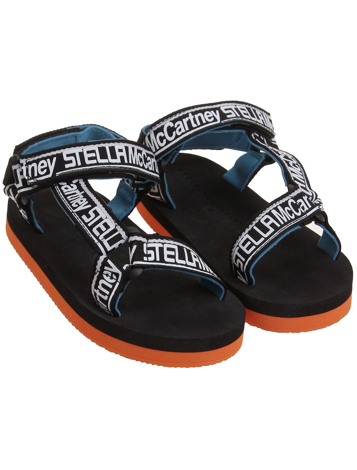 Сандалии в спортивном стиле с логотипами