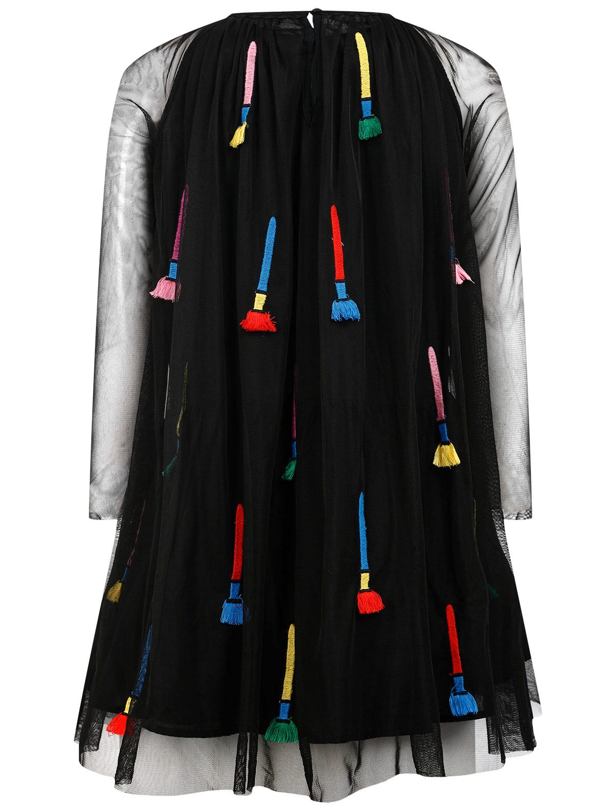 Платье Stella McCartney 2341974, цвет черный, размер 6 1054509189048 - фото 2