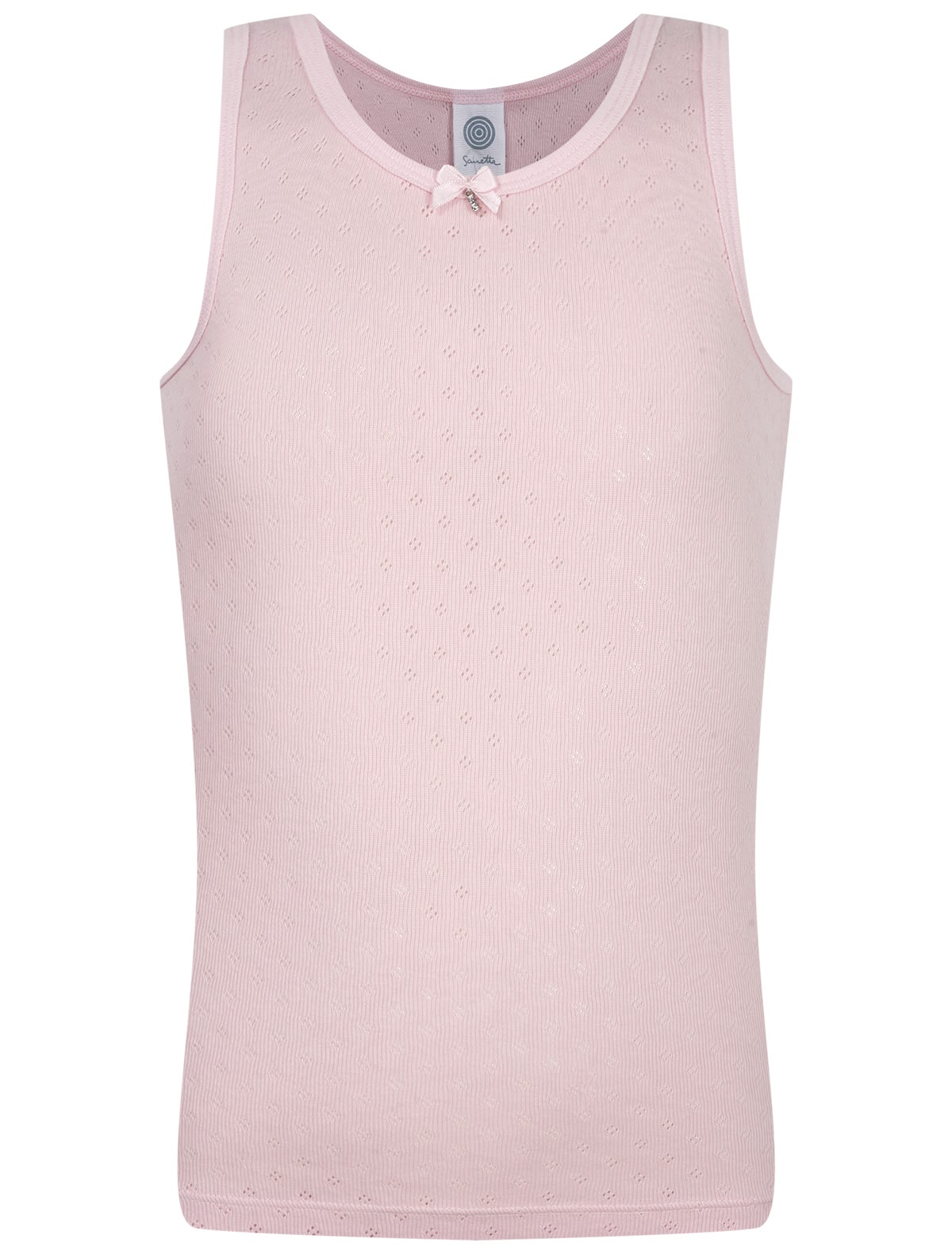 Розовая хлопковая майка