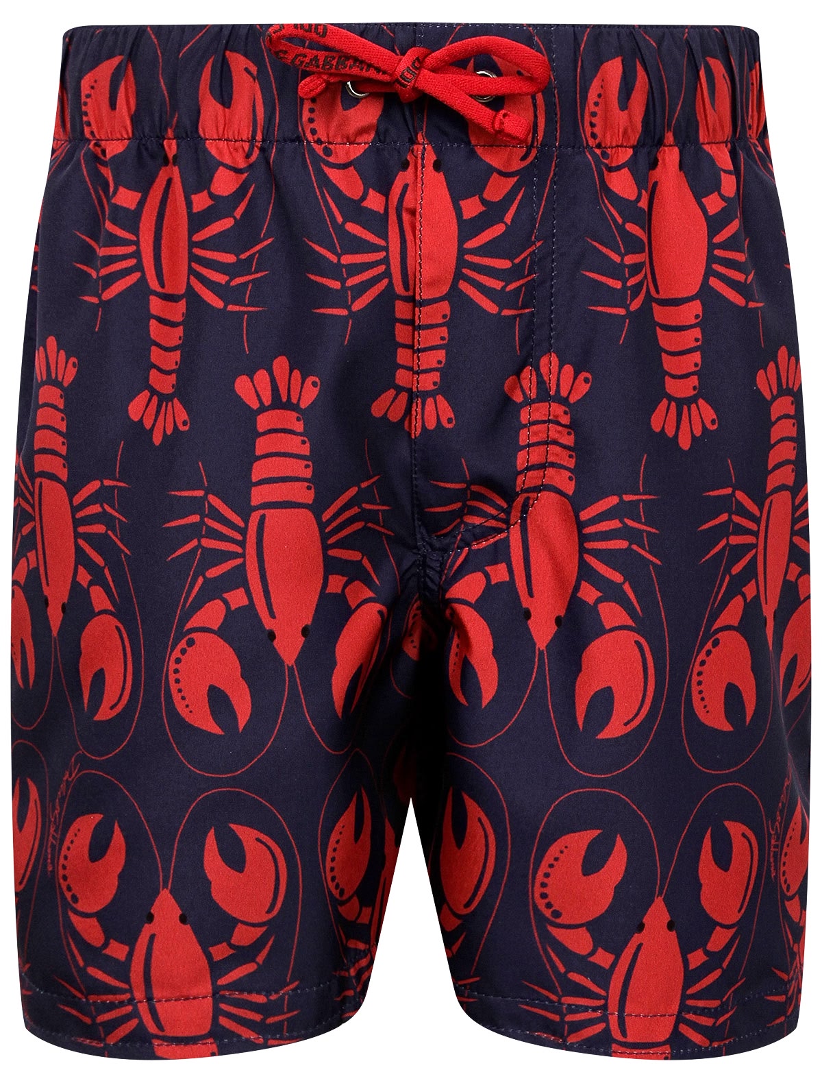 шорты пляжные с принтом лангустины