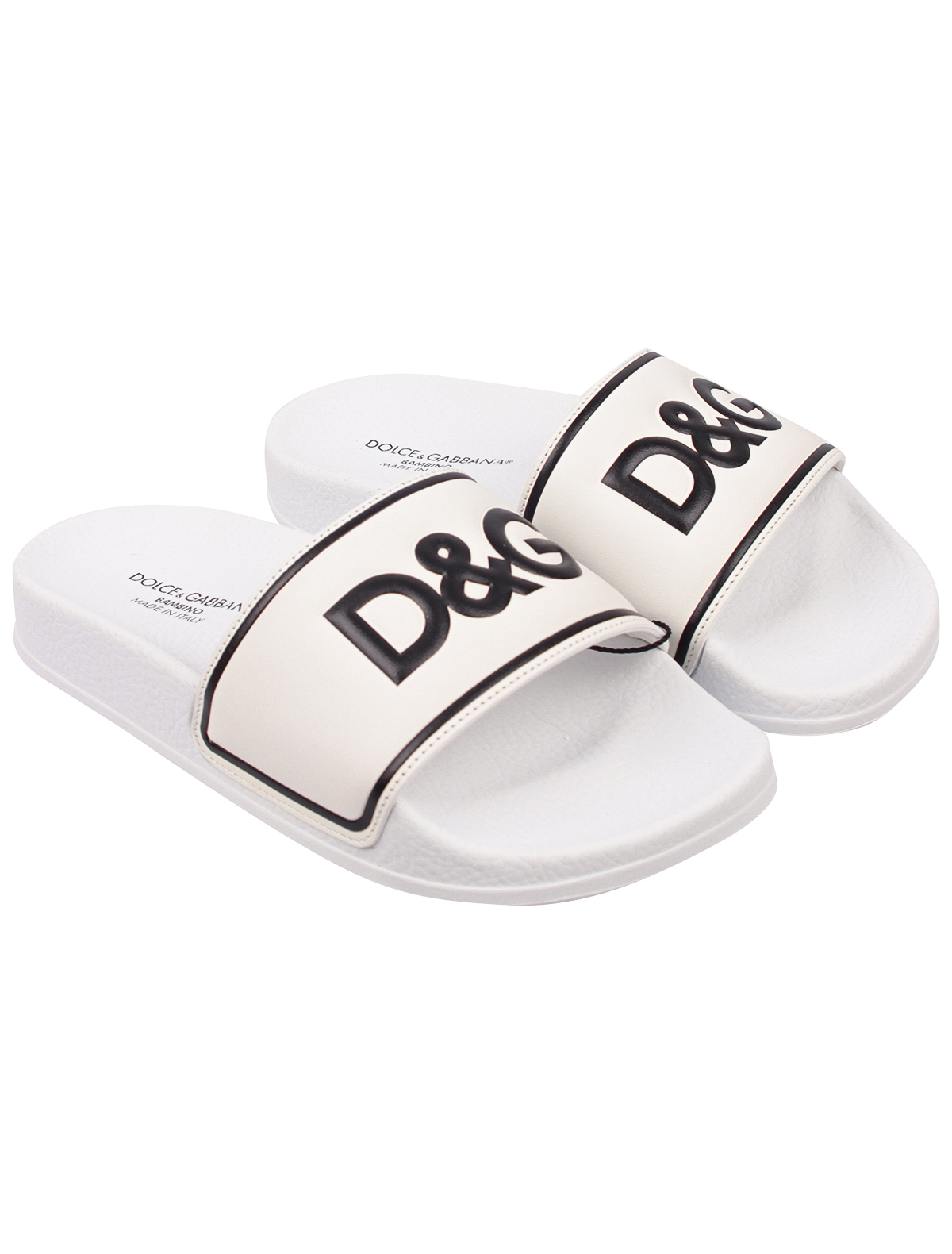 Шлепанцы пляжные Dolce & Gabbana 2394958, цвет белый, размер 36 2284519270149 - фото 1