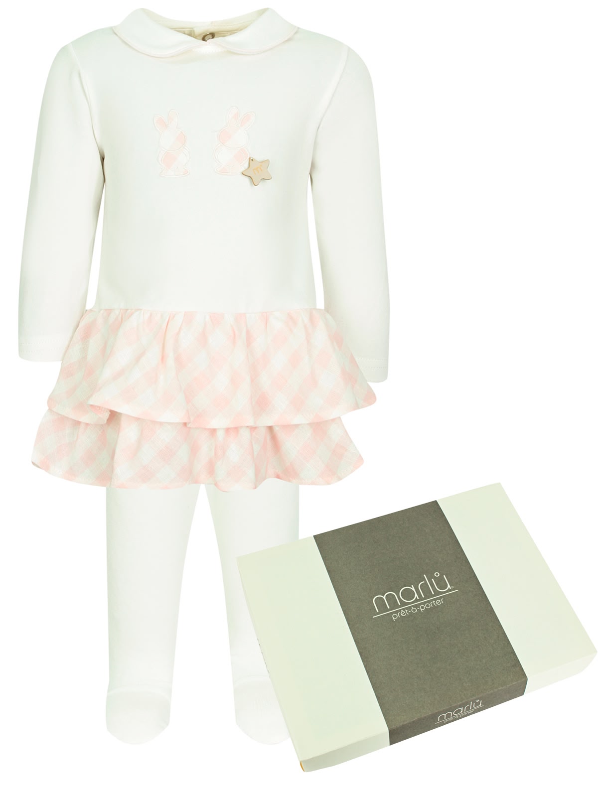 Комплект из платья и ползунков