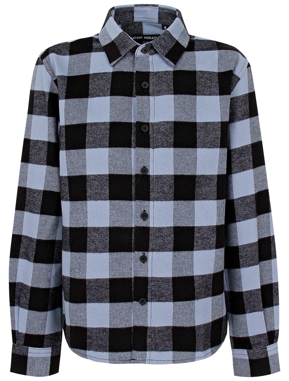 Рубашка в голубую клетку