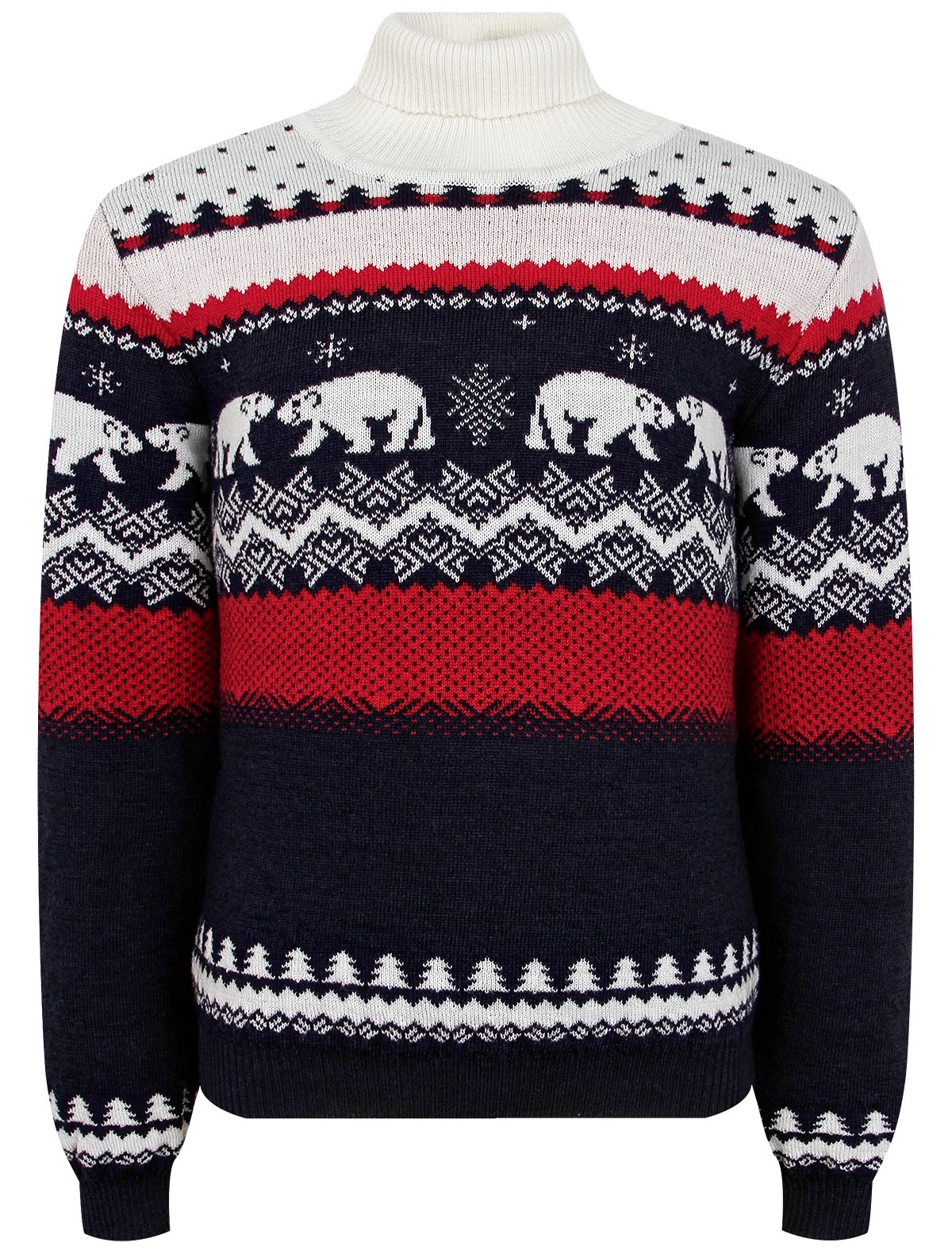 Шерстяной джемпер с медведями