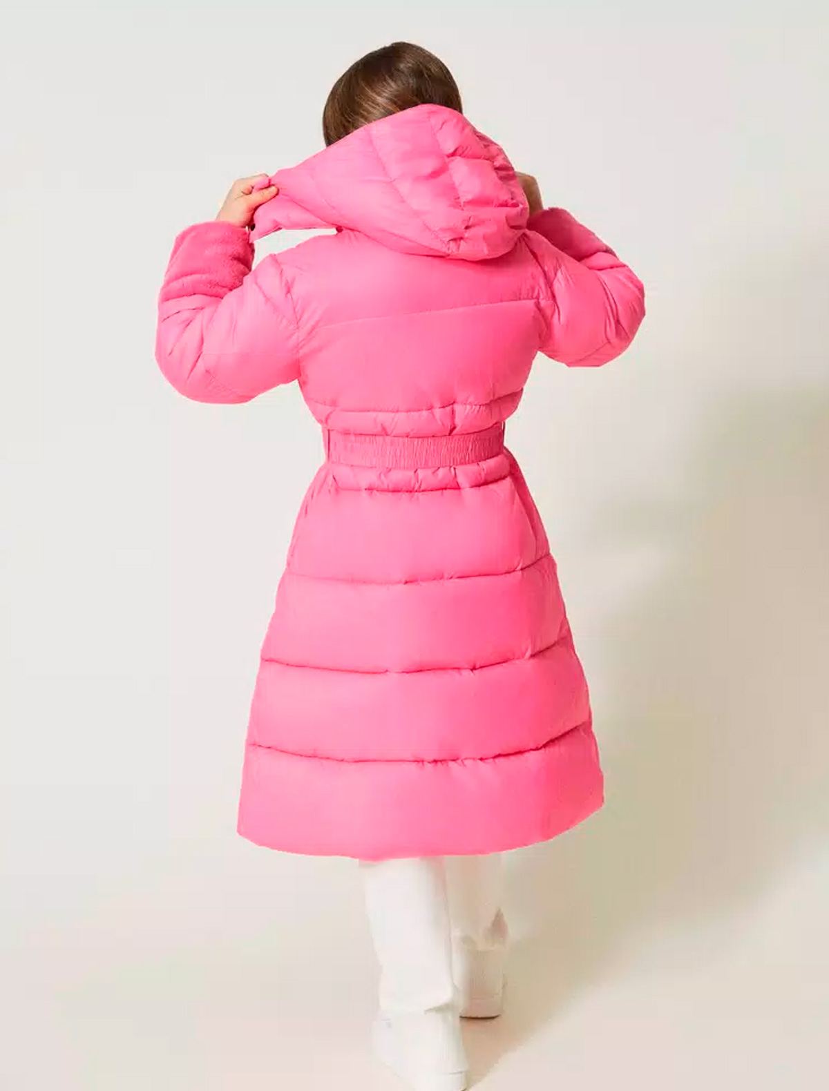 Пальто TWINSET 2584608, цвет розовый, размер 9 1124509381084 - фото 6