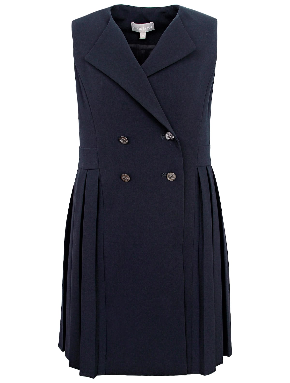 Темно-синий Сарафан с запахом