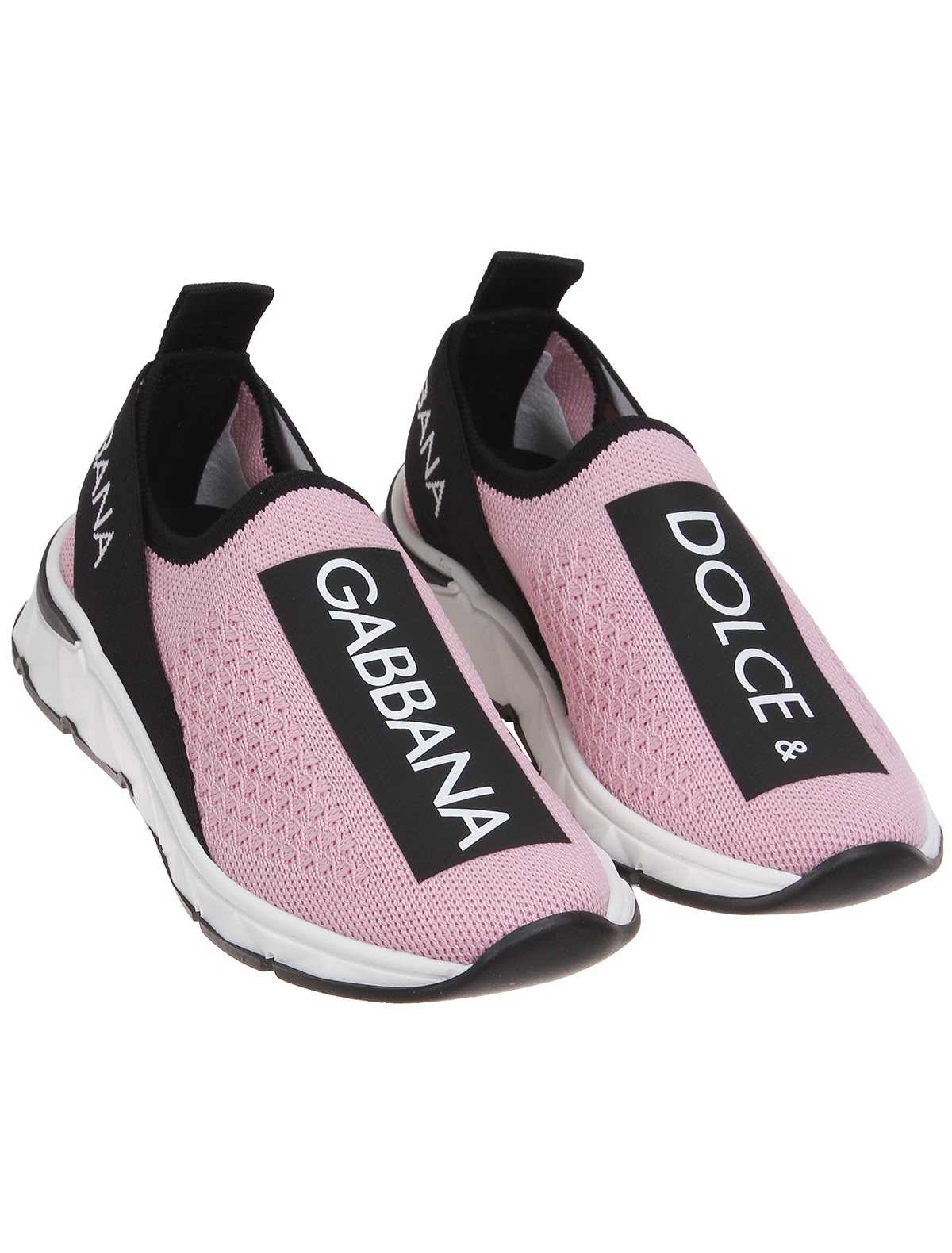 Розовые слипоны с логотипами