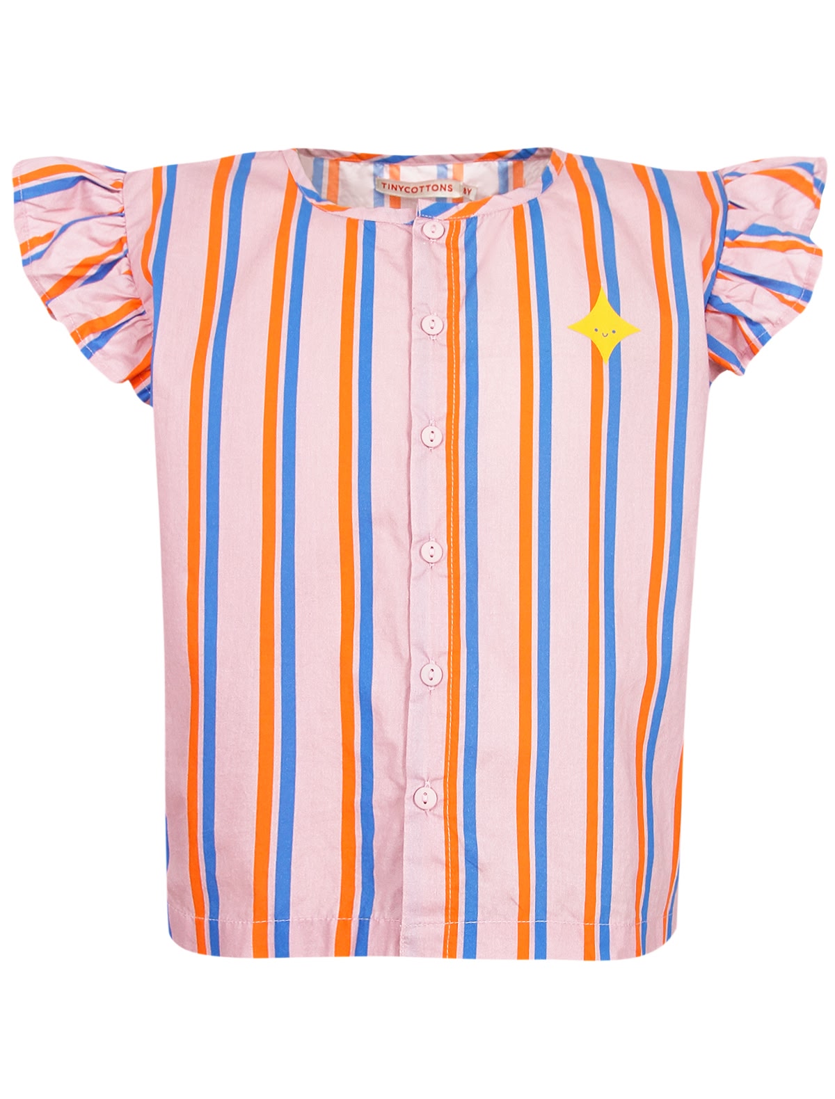 Блуза в полоску без рукавов