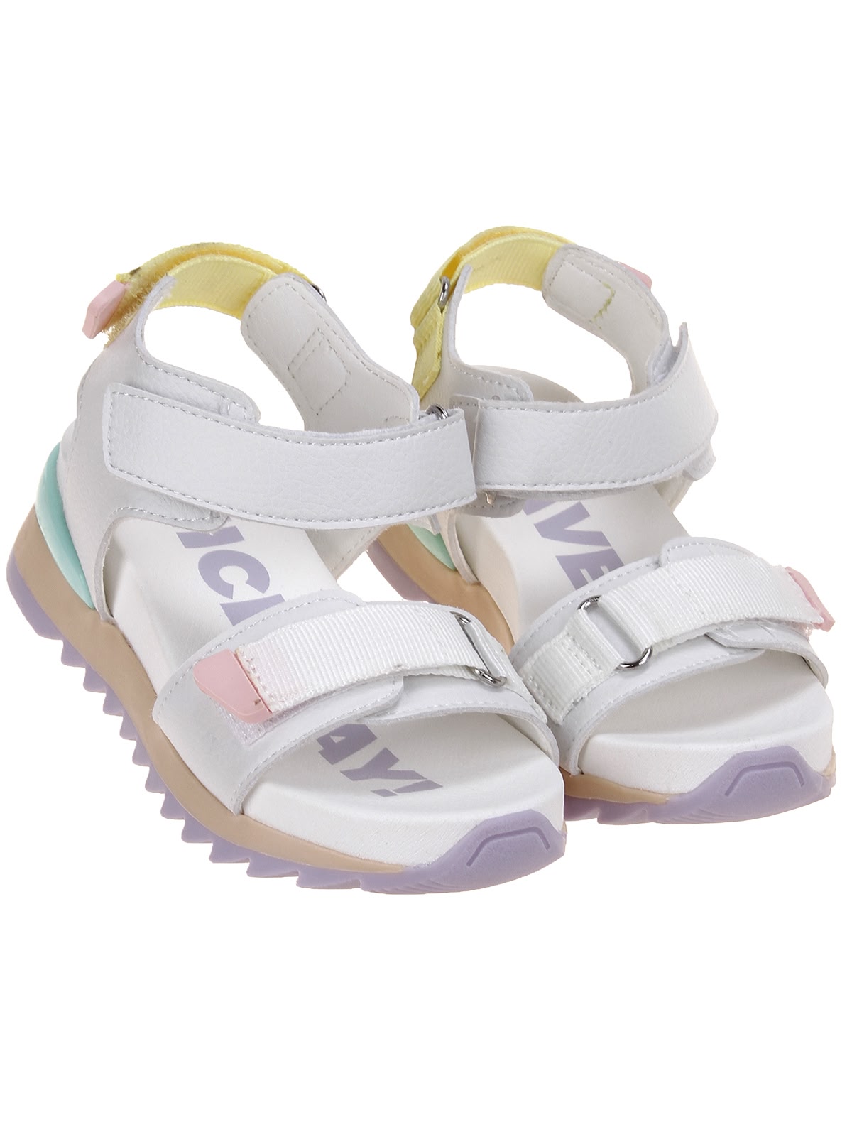 Босоножки с пастельными оттенками