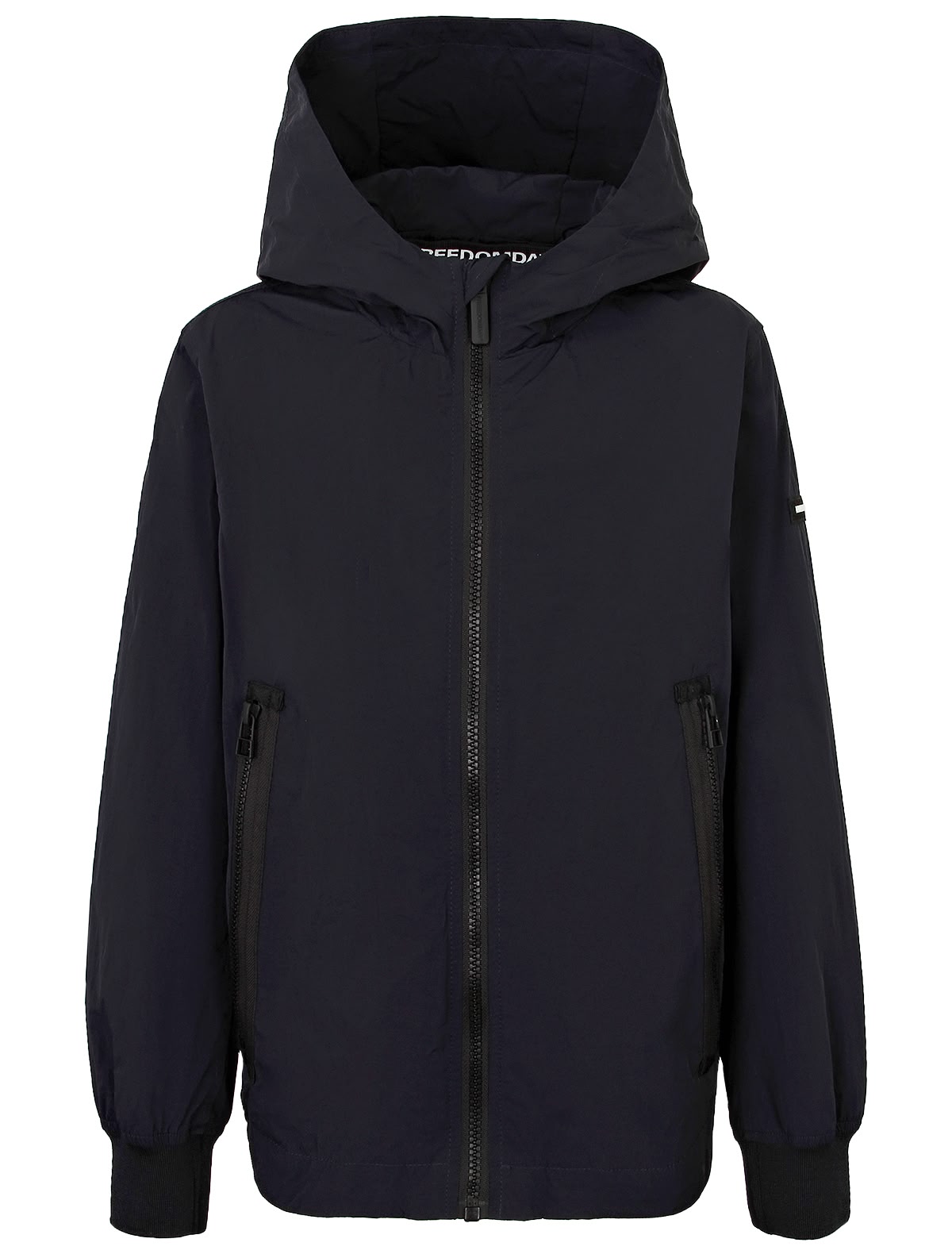 Темно-синяя ветровка