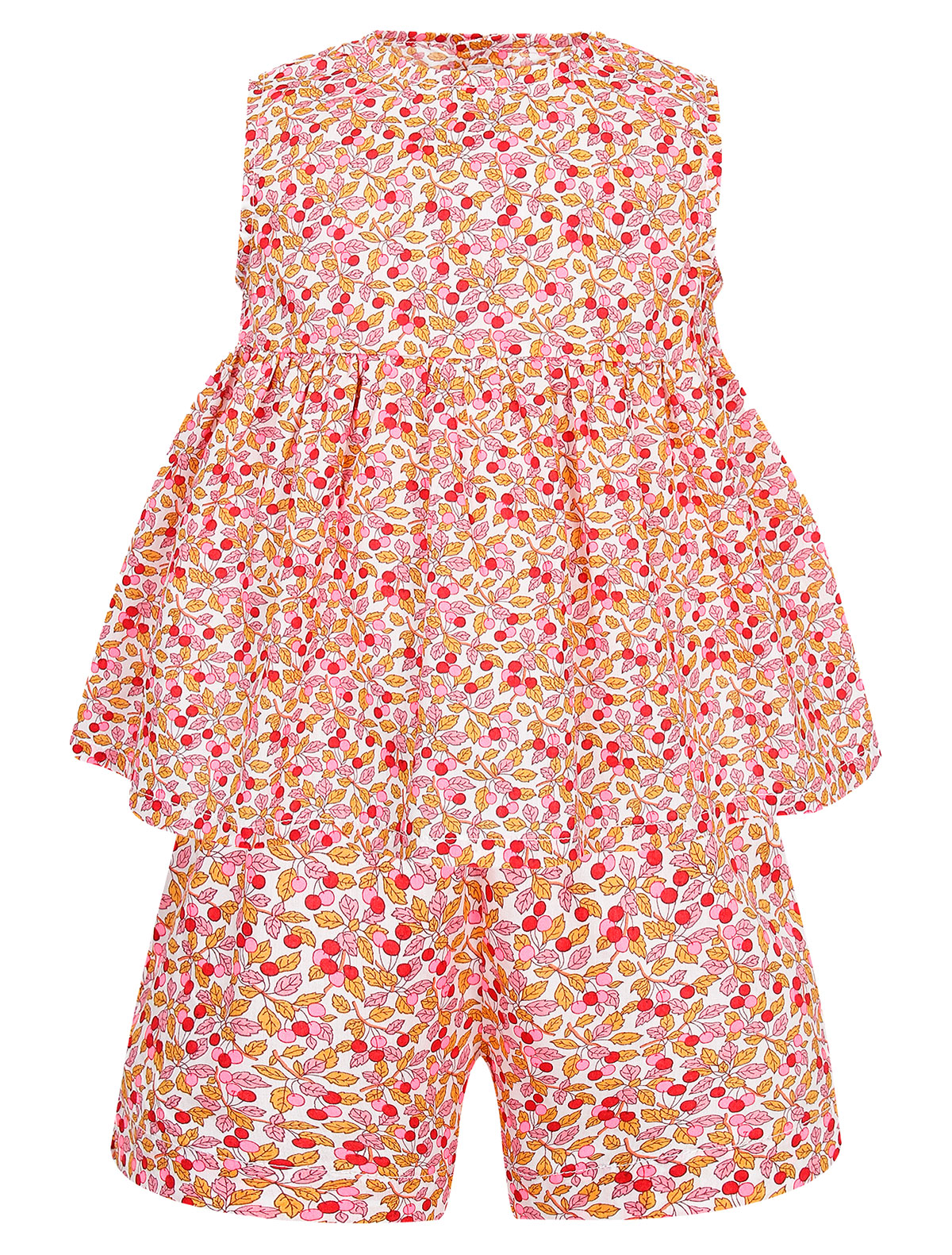 Хлопковый комплект из шорт и топа