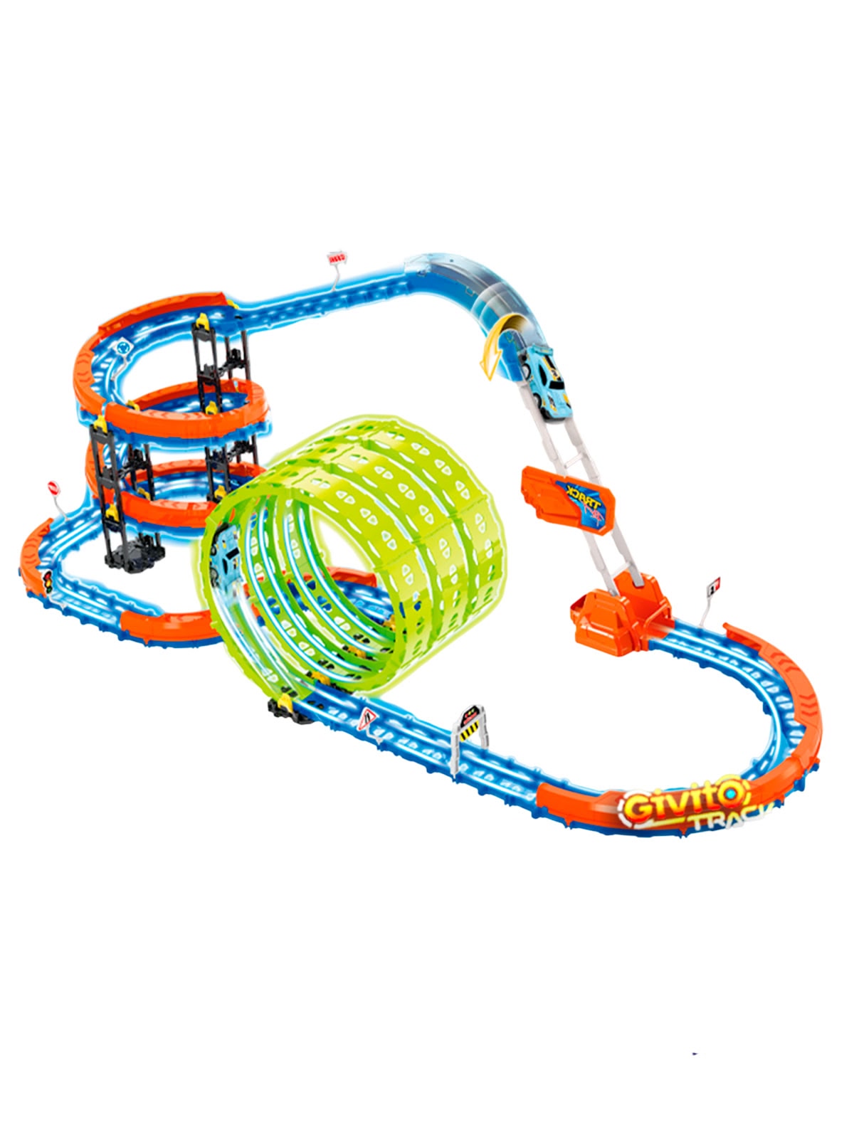 Гоночный автотрек с машинкой