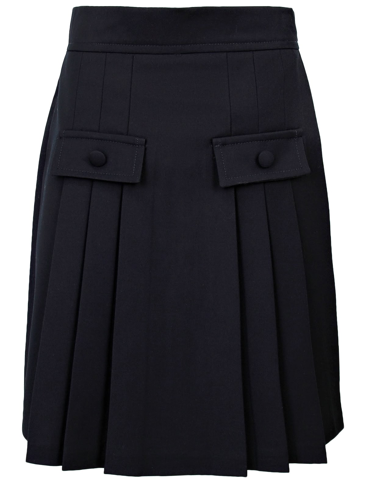 Юбка-шорты с декоративными карманами