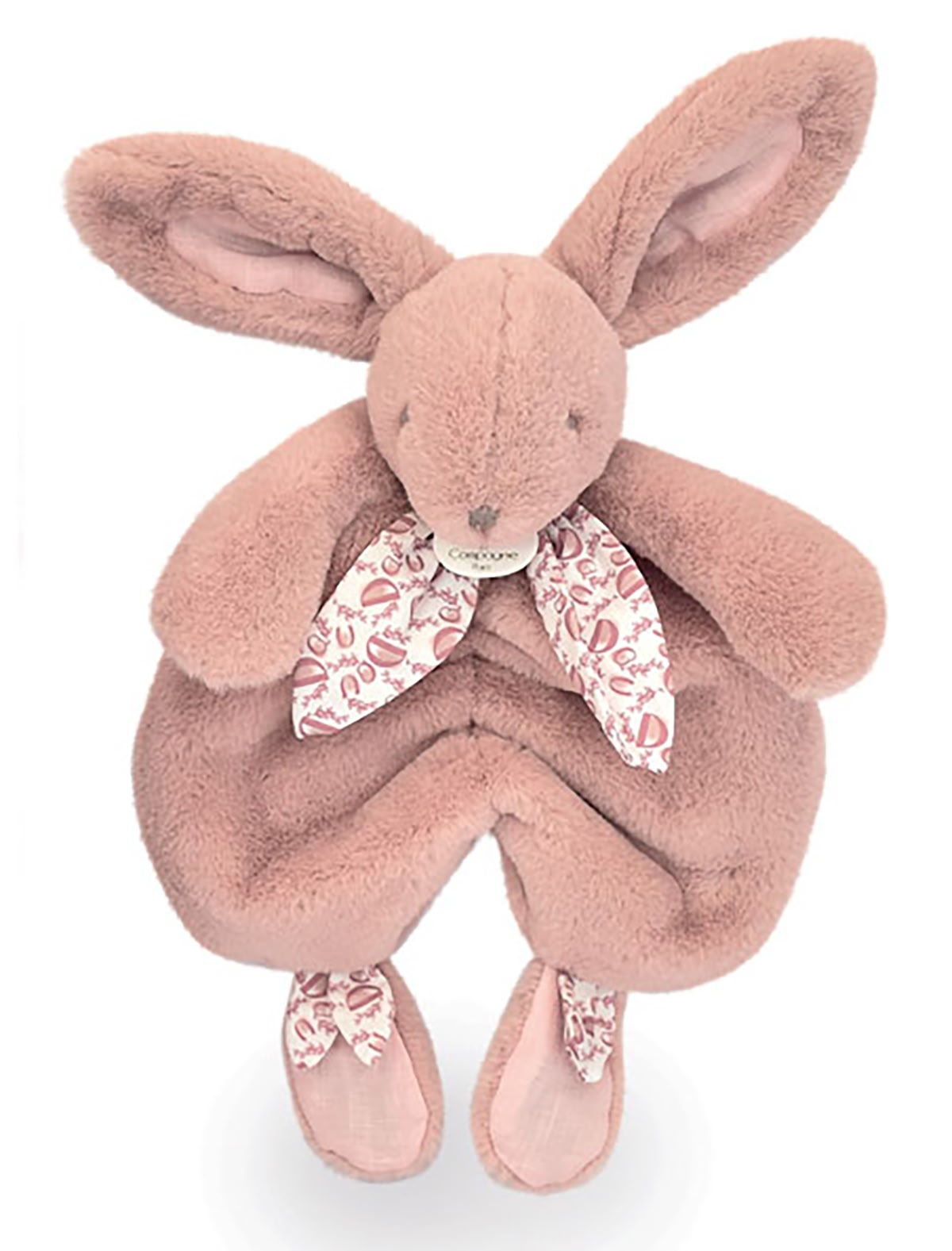 Розовый комфортер кролик