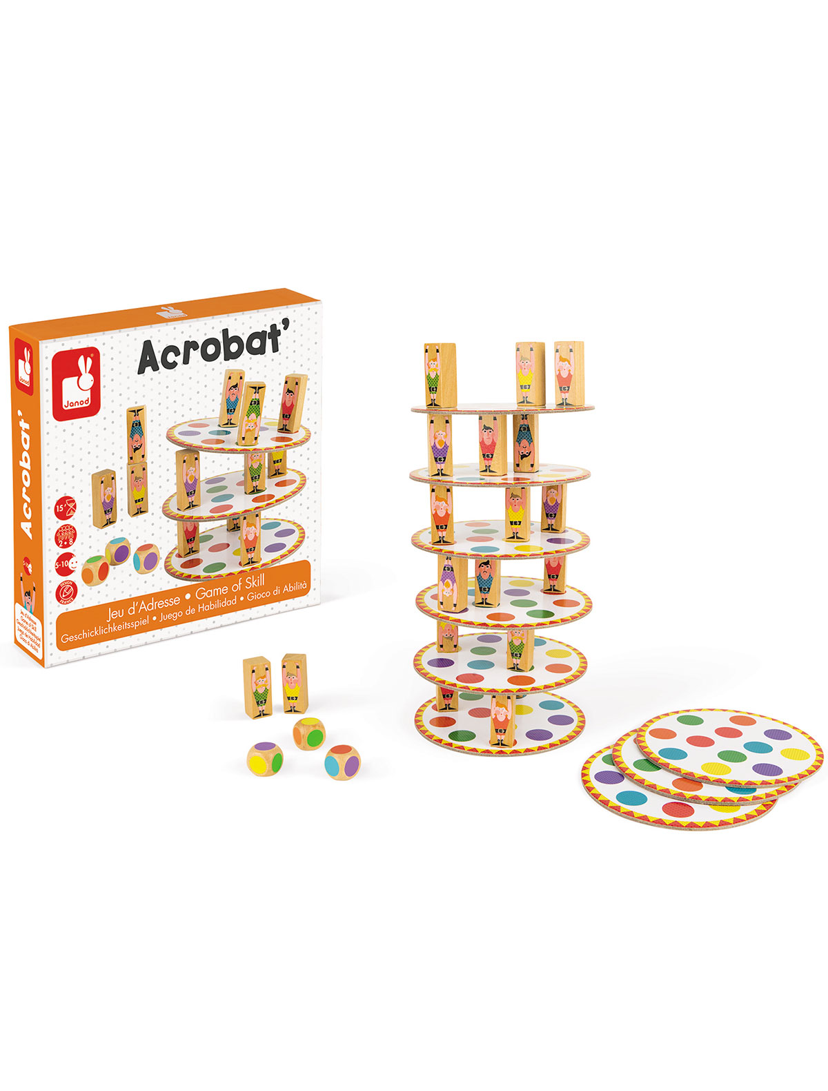 

Настольная игра JANOD, Разноцветный, 2424890