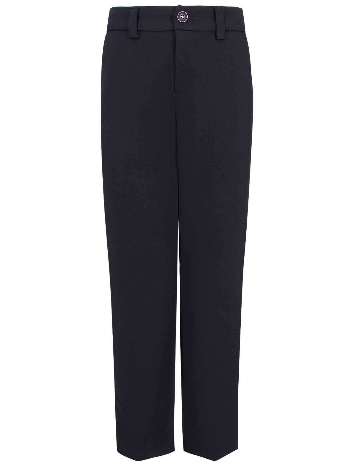 Синие брюки силуэта Comfort