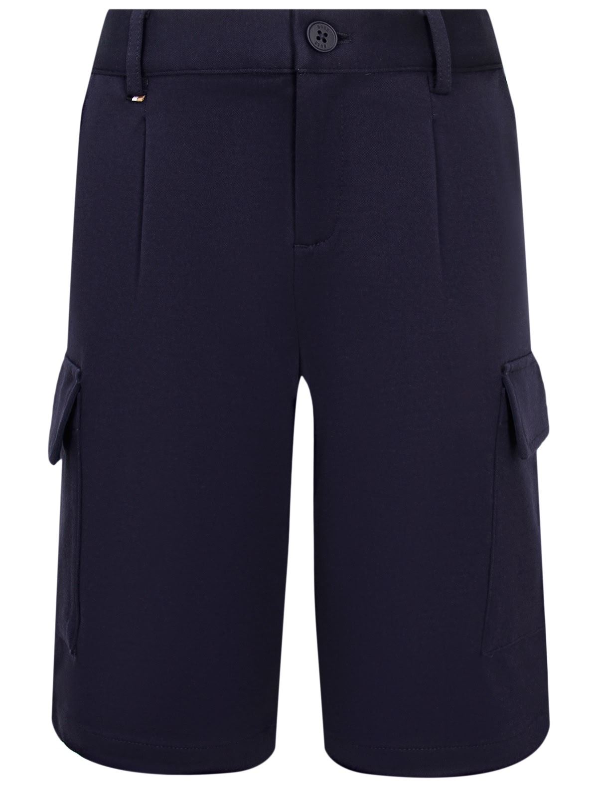 Шорты карго тёмно-синего цвета