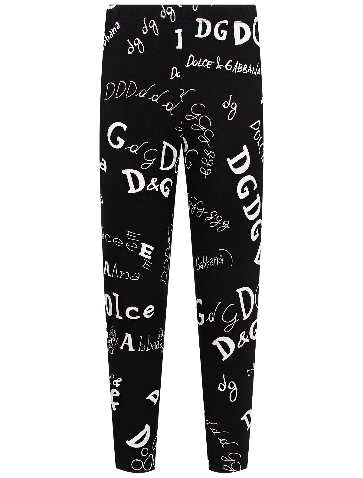 Леггинсы Dolce & Gabbana 2232285, цвет черный, размер 9 1154509080830 - фото 1
