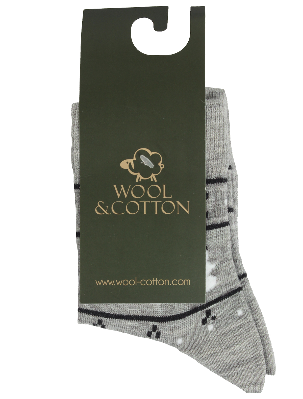 

Носки WOOL & COTTON, Серый, 2499000