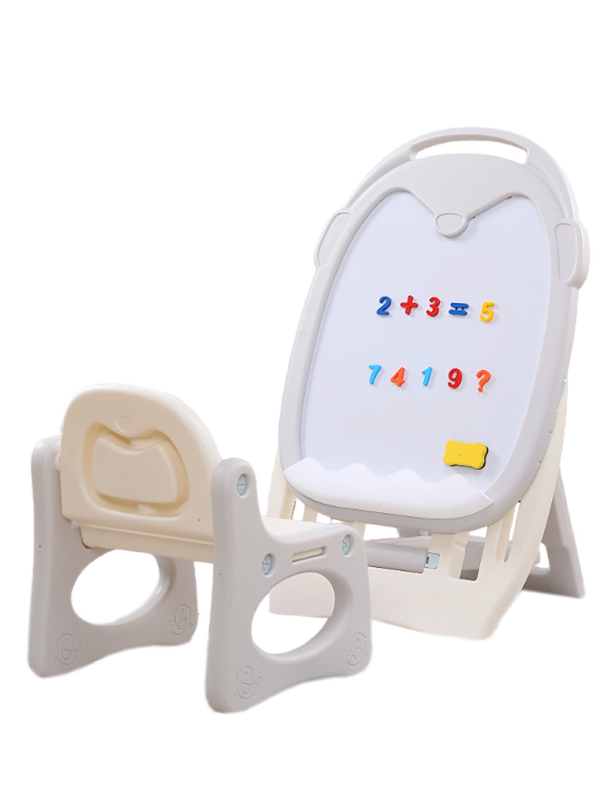 Развивающий детский мольберт UNIX Kids Grey