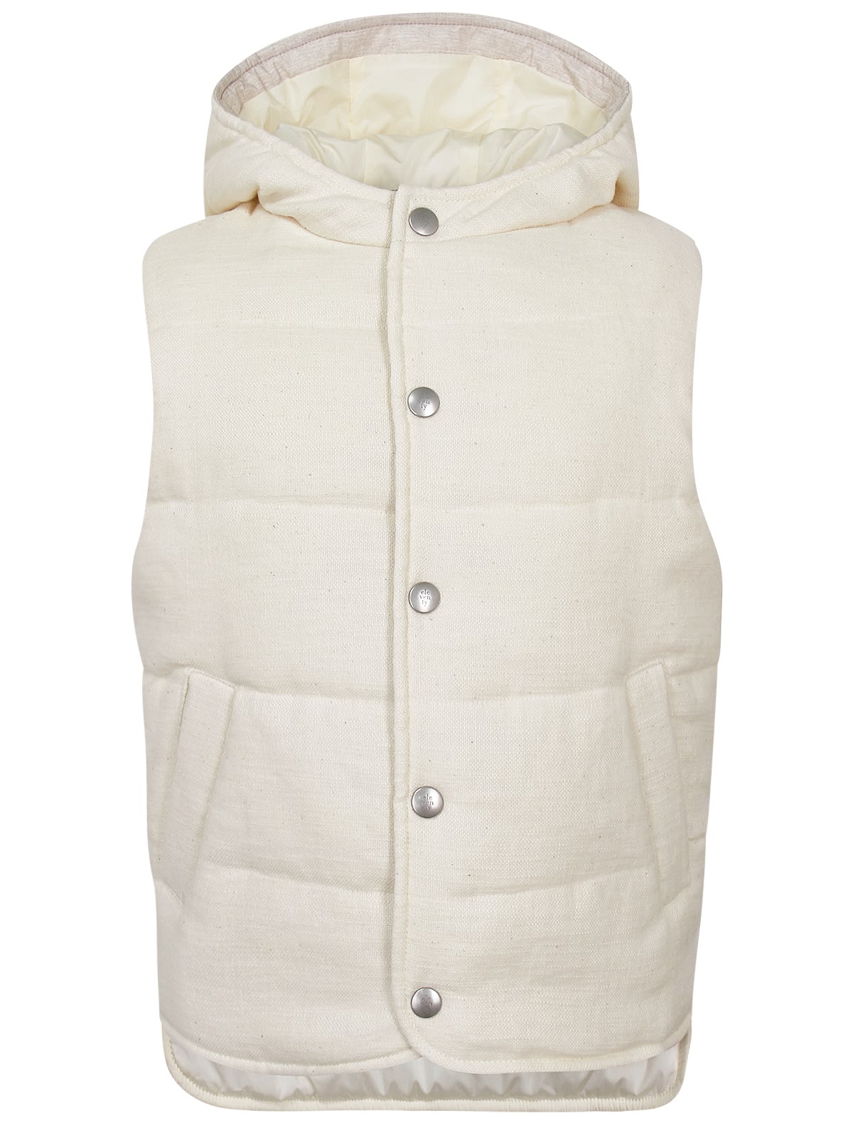 Жилет утепленный цвета айвори