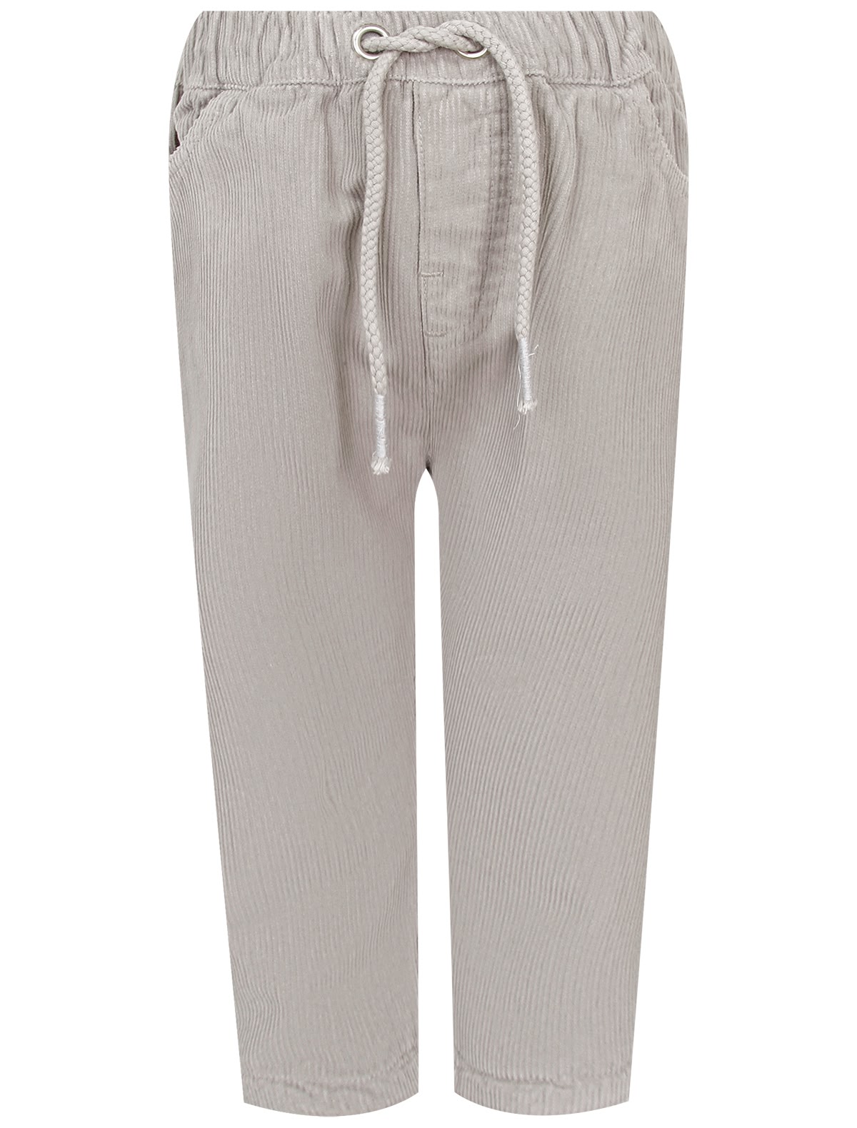 Серые брюки из органического хлопка