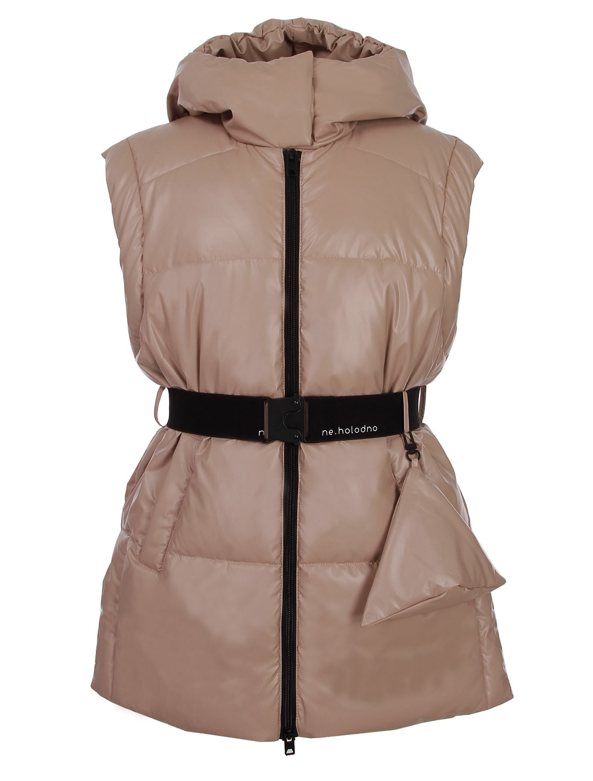 Жилет утепленный с сумкой