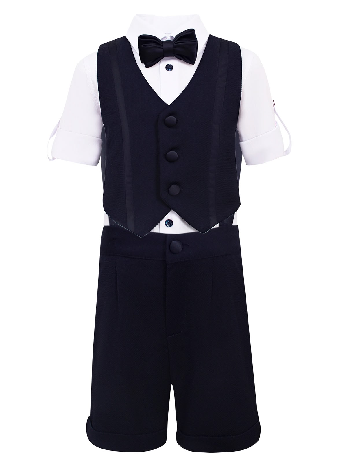 Комплект с жилетом и шортами