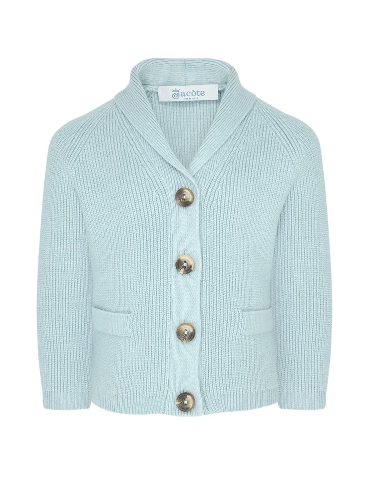 Классический голубой кардиган