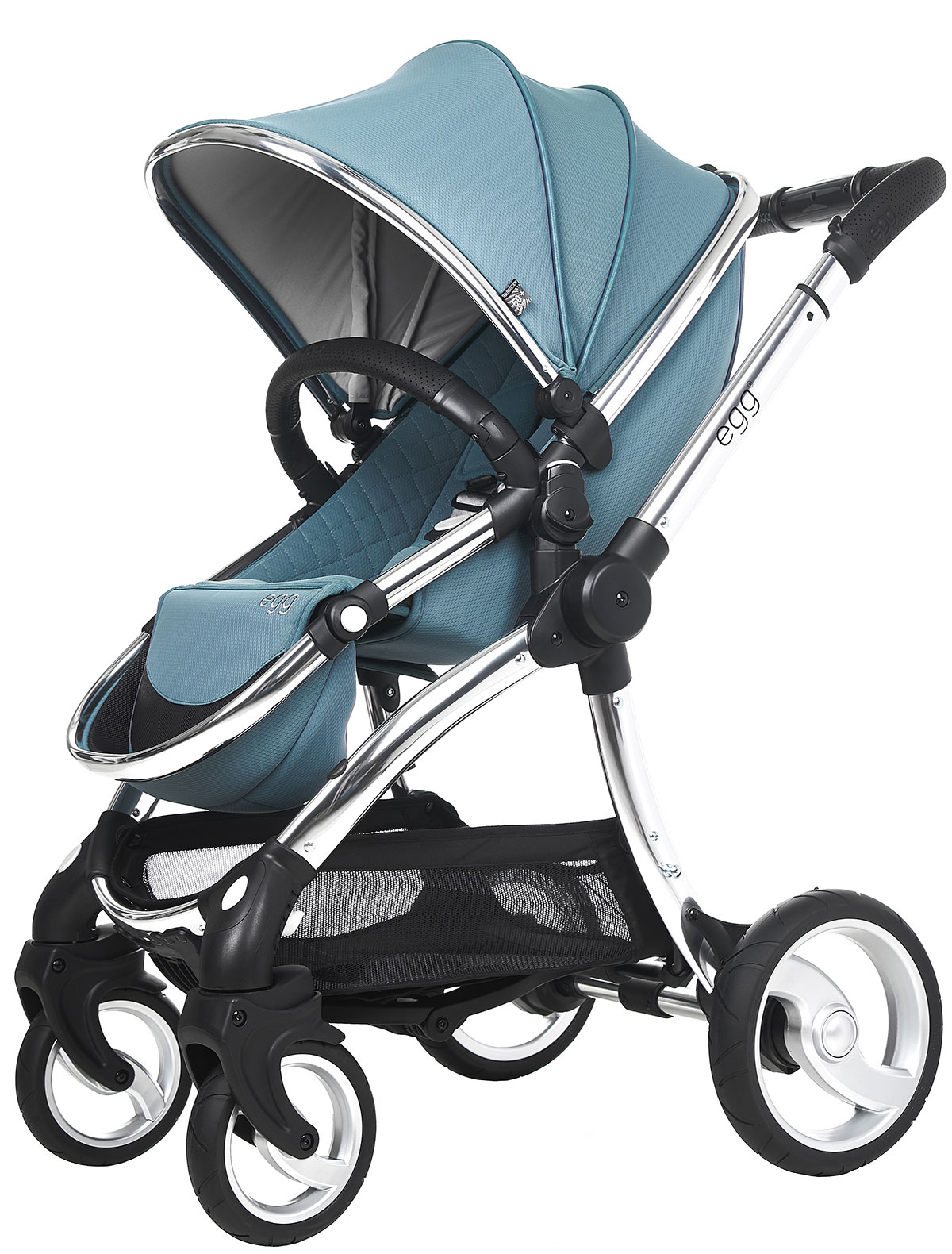 Коляска с поворотом сиденья Cool Mist & Chrome Chassis