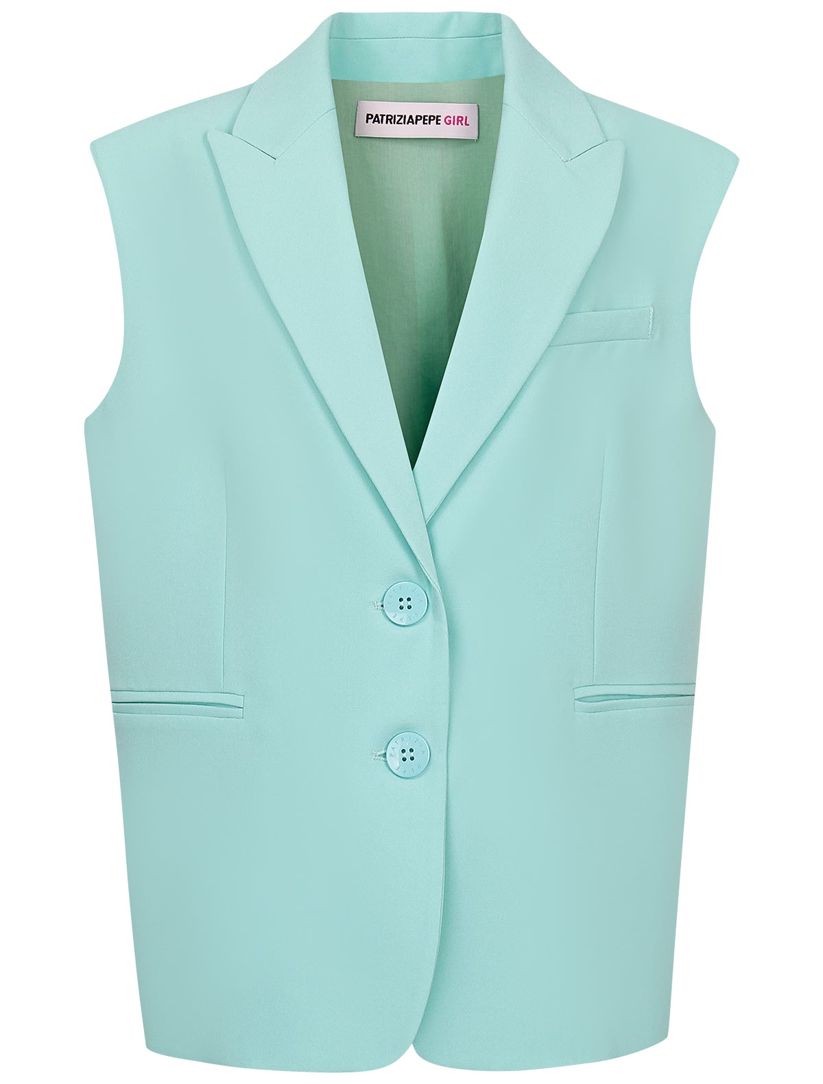 Жакет бирюзового цвета