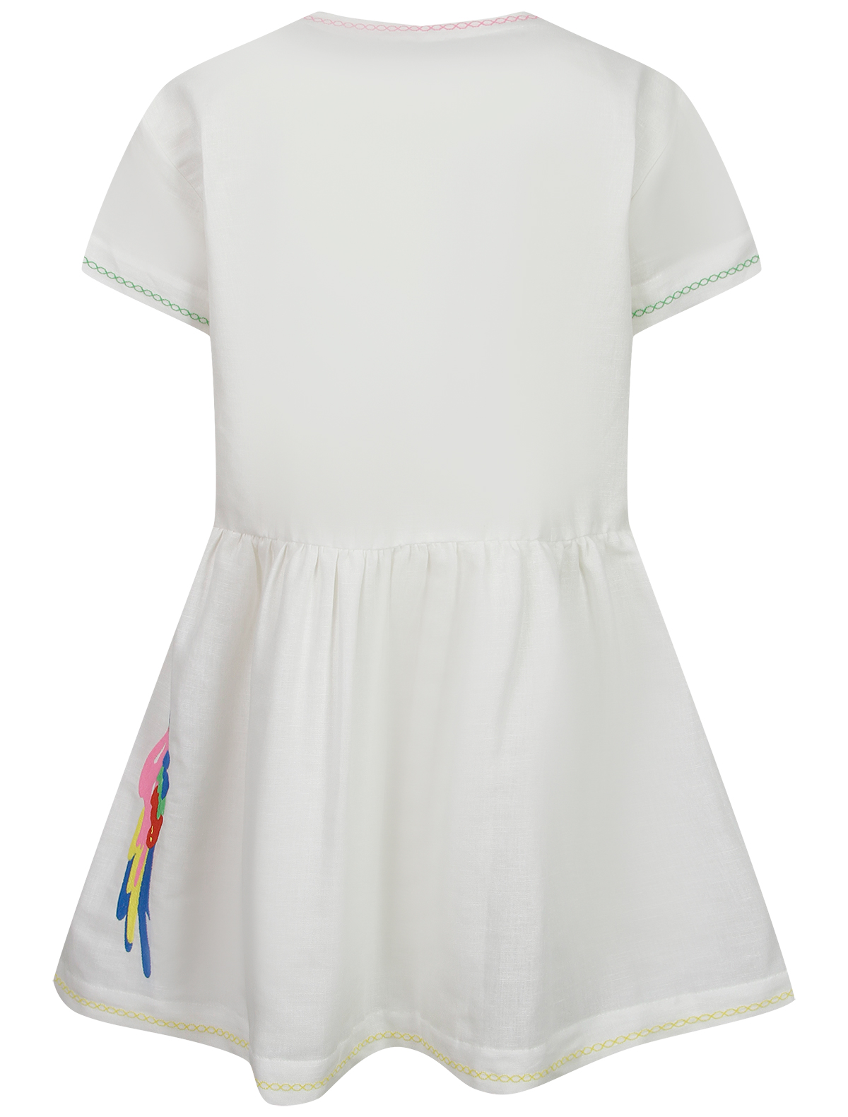 Платье Stella McCartney 2565754, цвет белый, размер 9 1054709370345 - фото 2