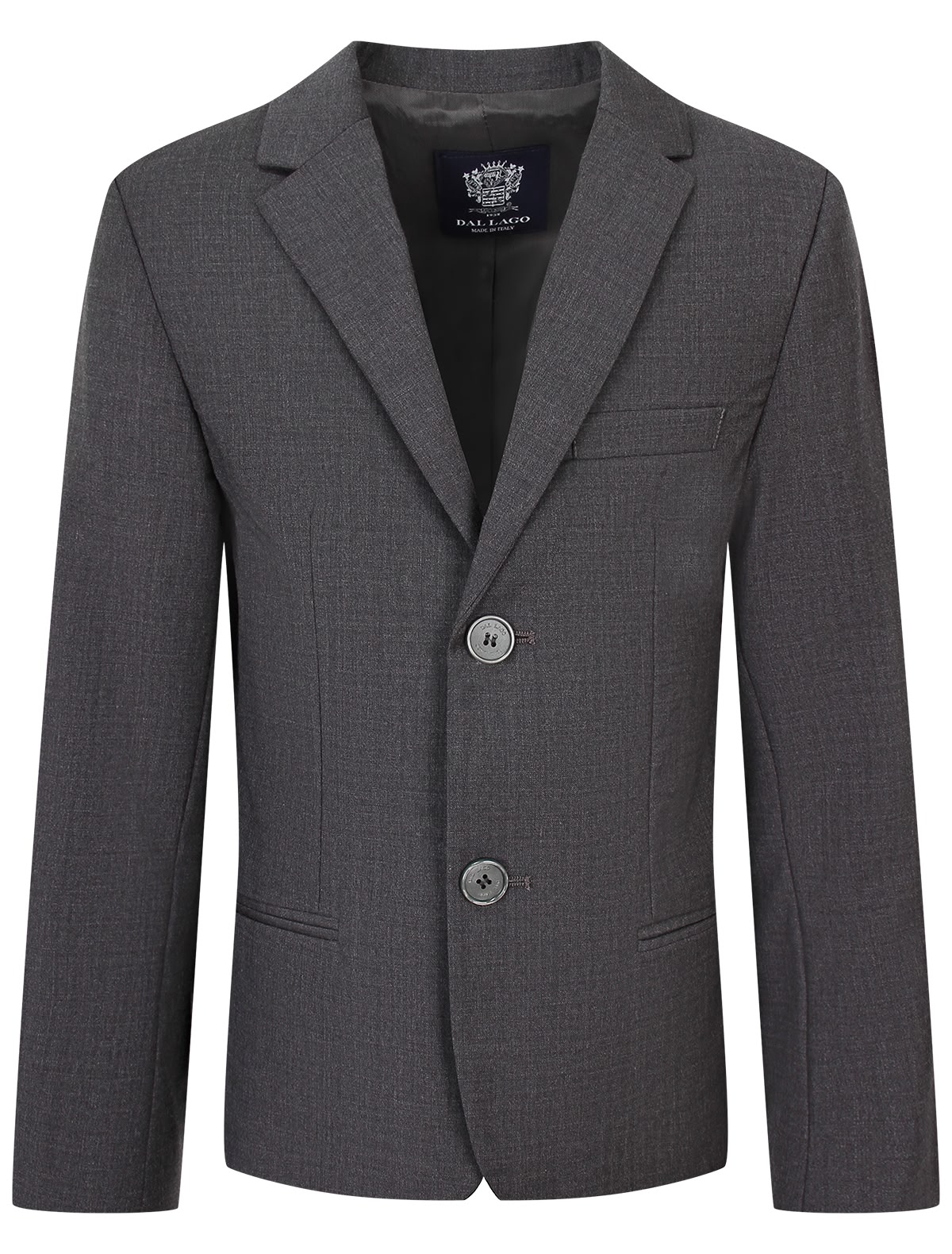 Серый шерстяной пиджак