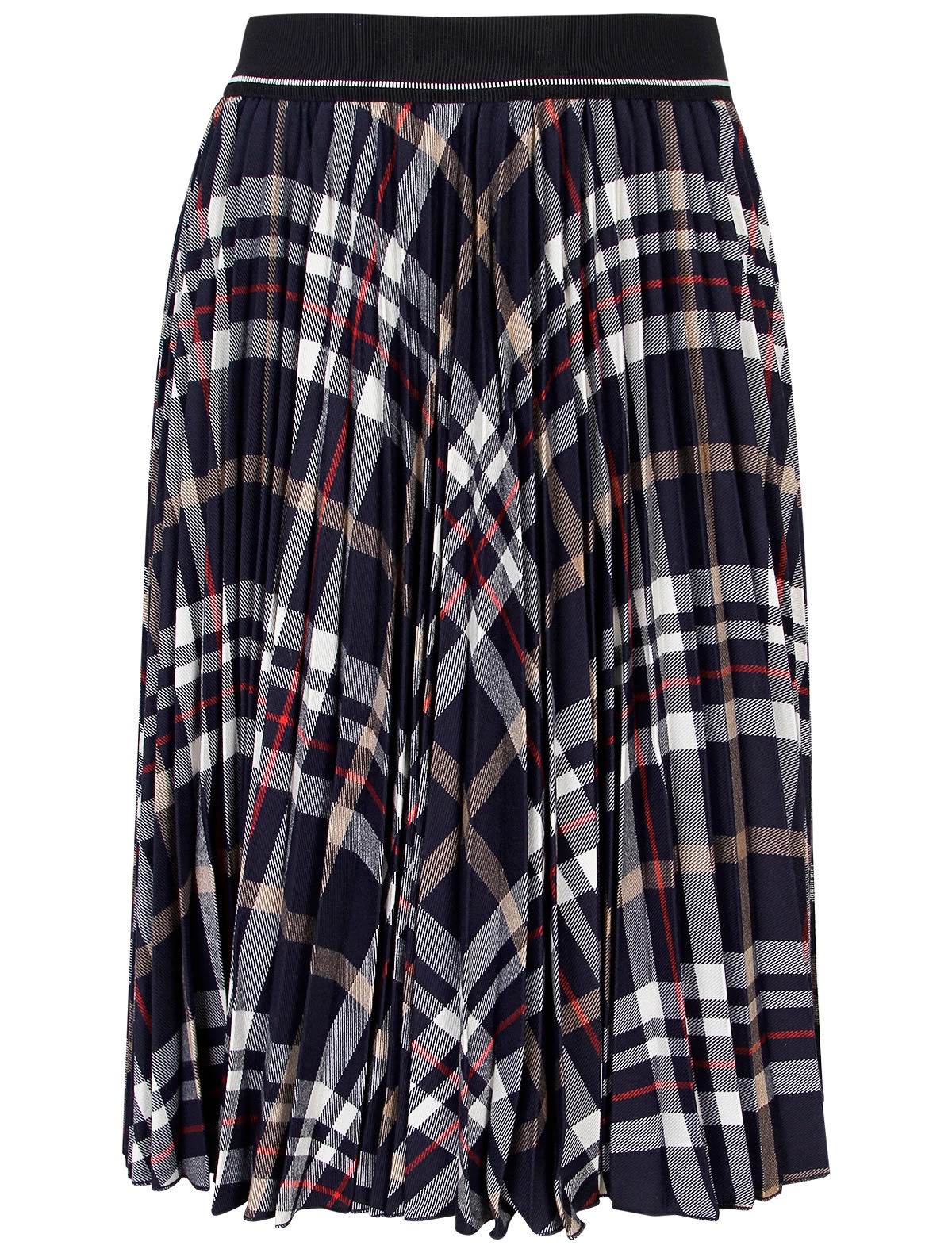 Плиссированная юбка в клетку