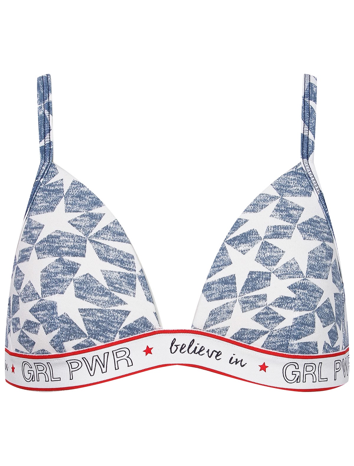 Бюстгальтер с принтом звёзды