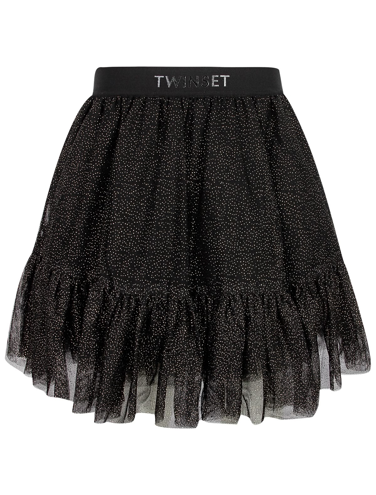 Юбка из тюля в мелкий горошек