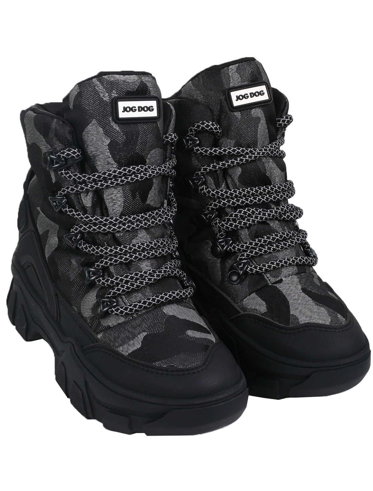 Ботинки Jog Dog черного цвета
