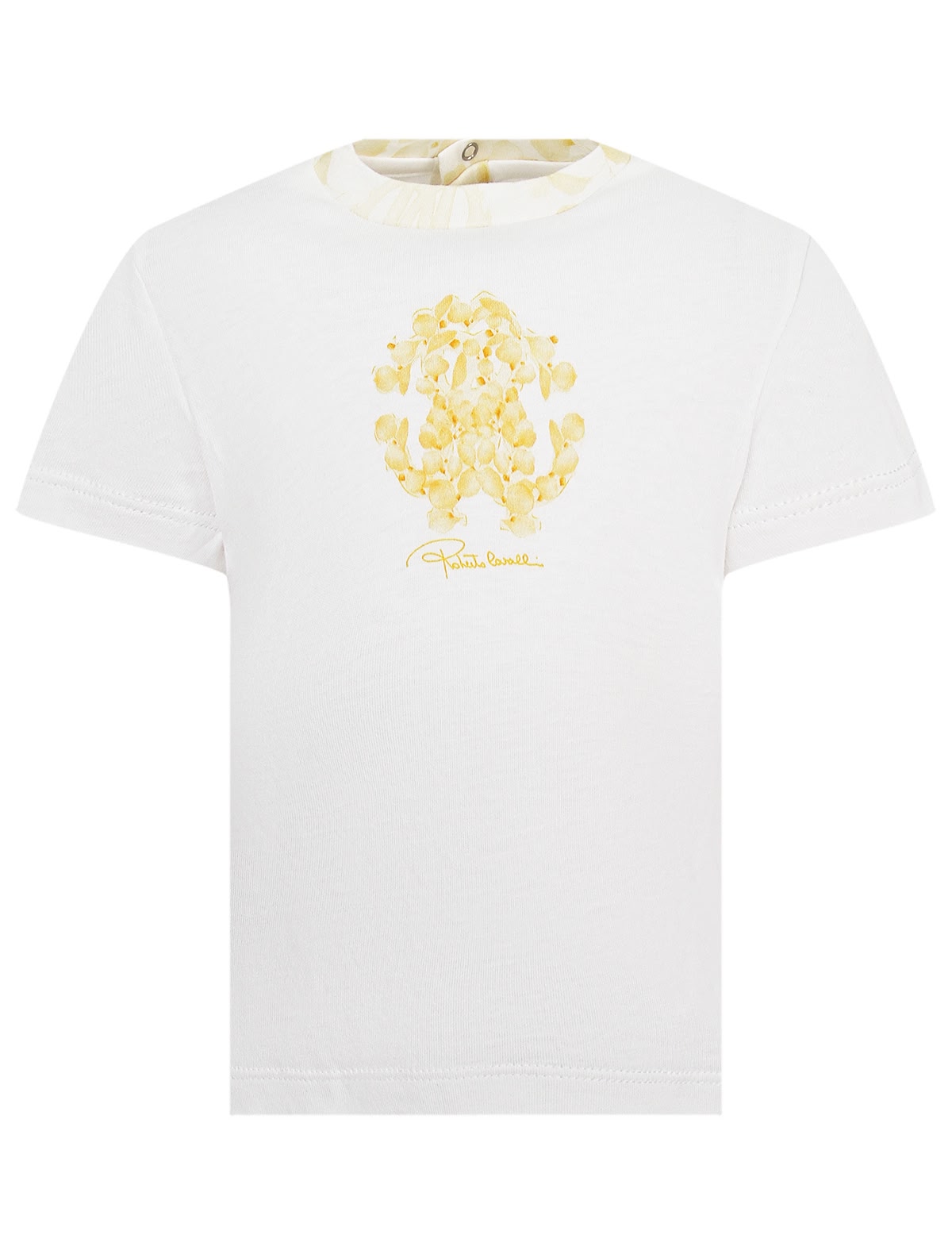 Белая футболка с эмблемой