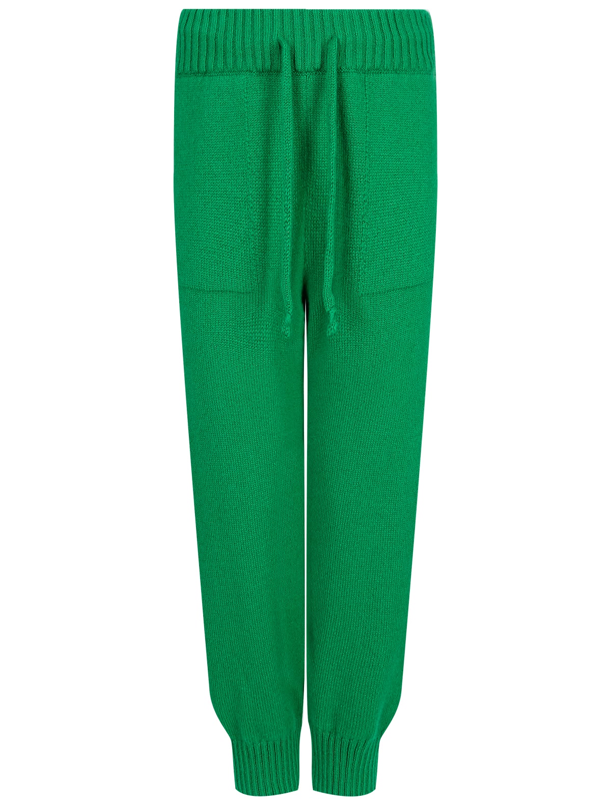 Зелёные кашемировые брюки