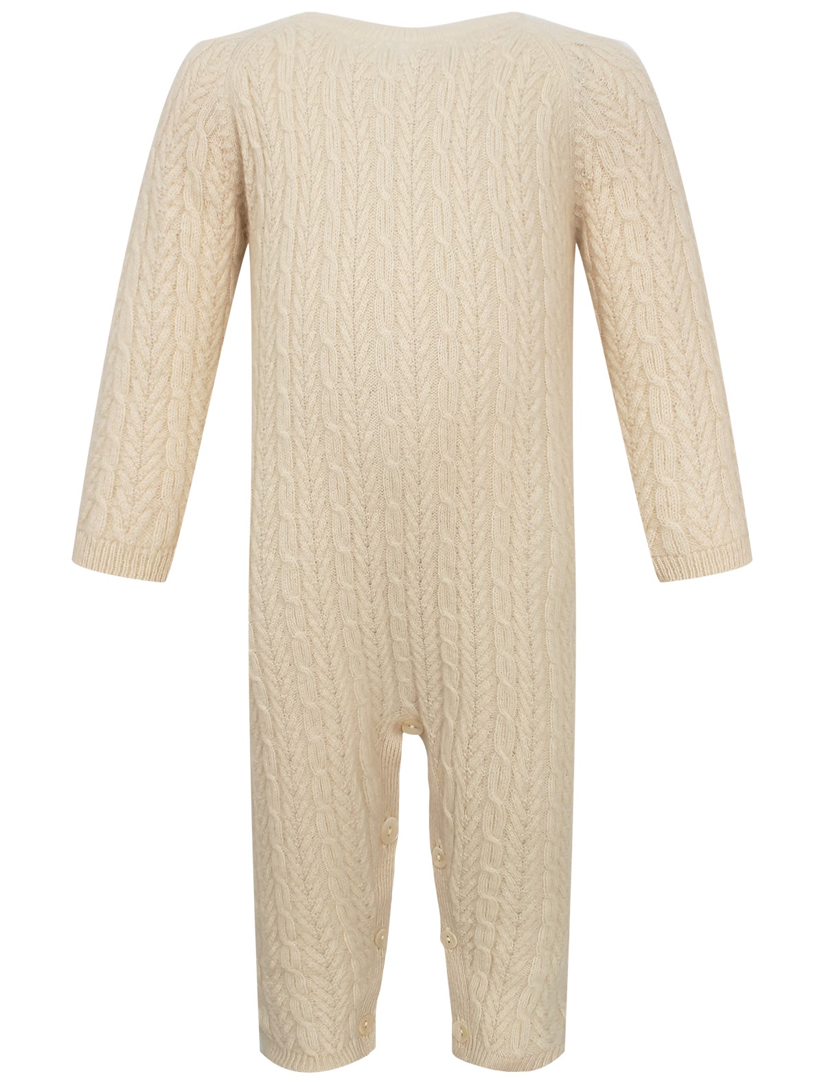 Кремовый комбинезон в косичку