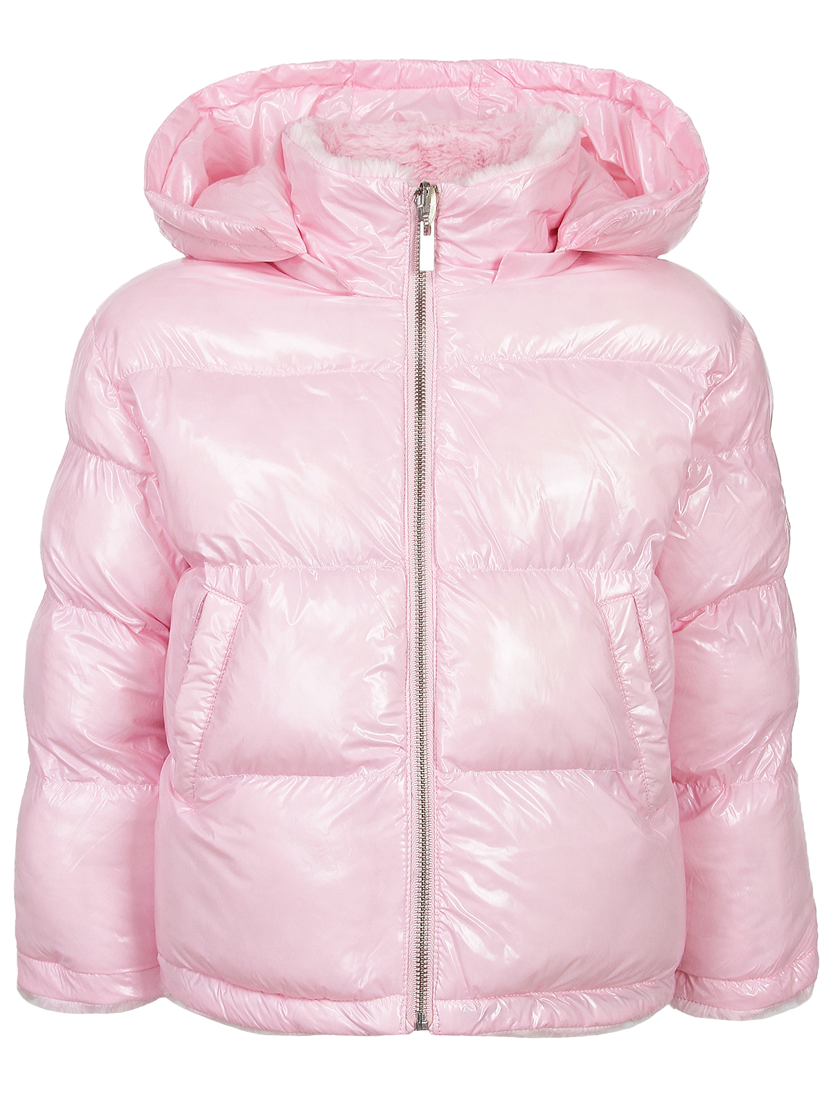 Куртка меховая TWINSET 2613316, цвет розовый, размер 7 4234509380240 - фото 7