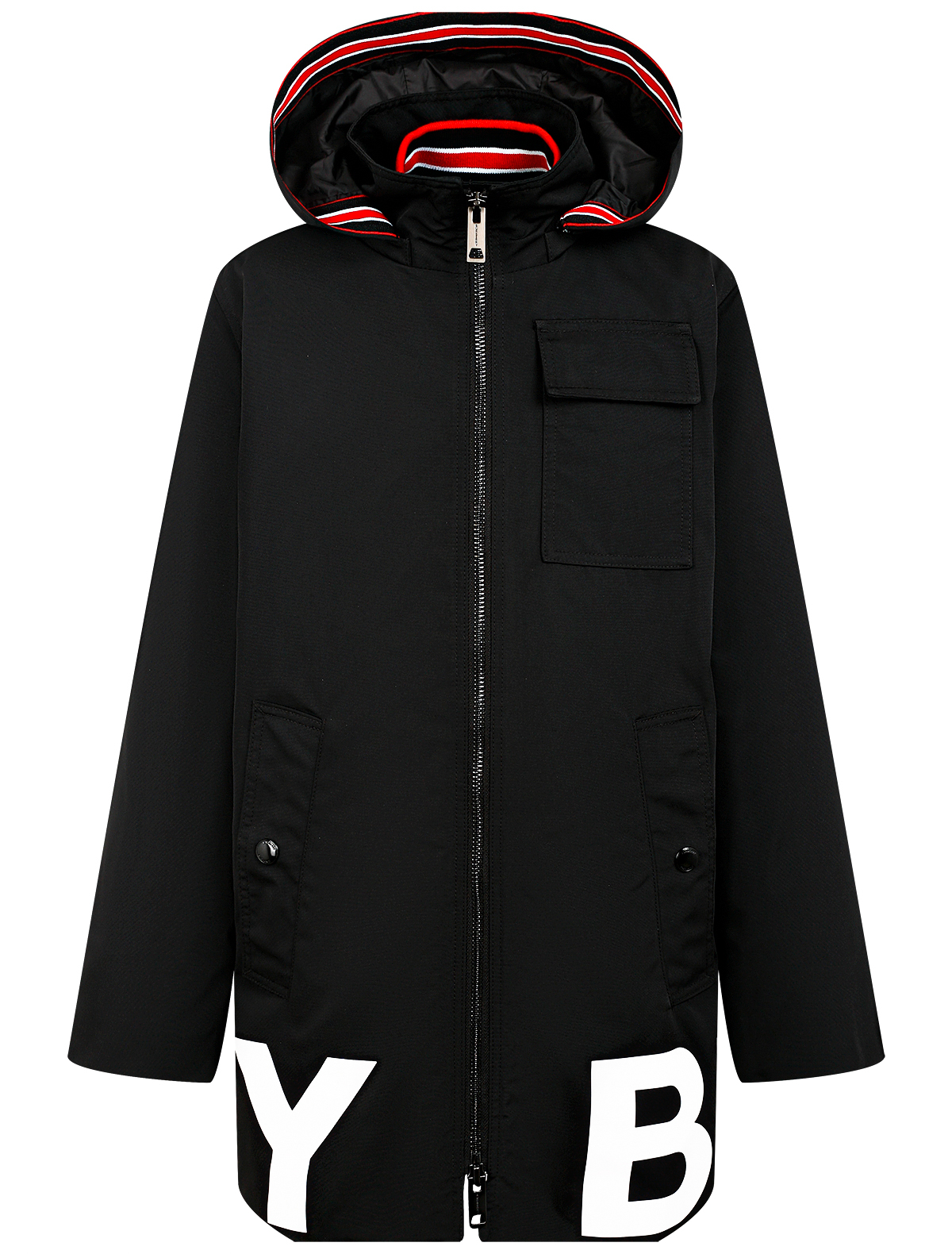 Пальто Burberry 2340868, цвет черный, размер 7 1124529180018 - фото 1