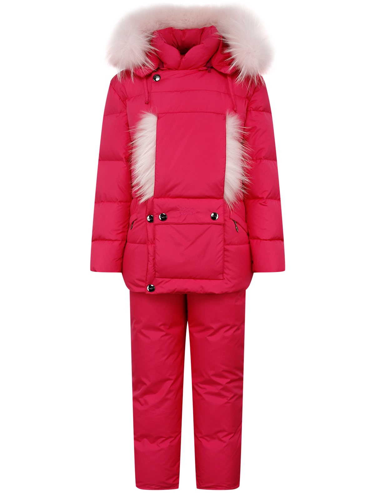 утепленный комплект с меховой отделкой