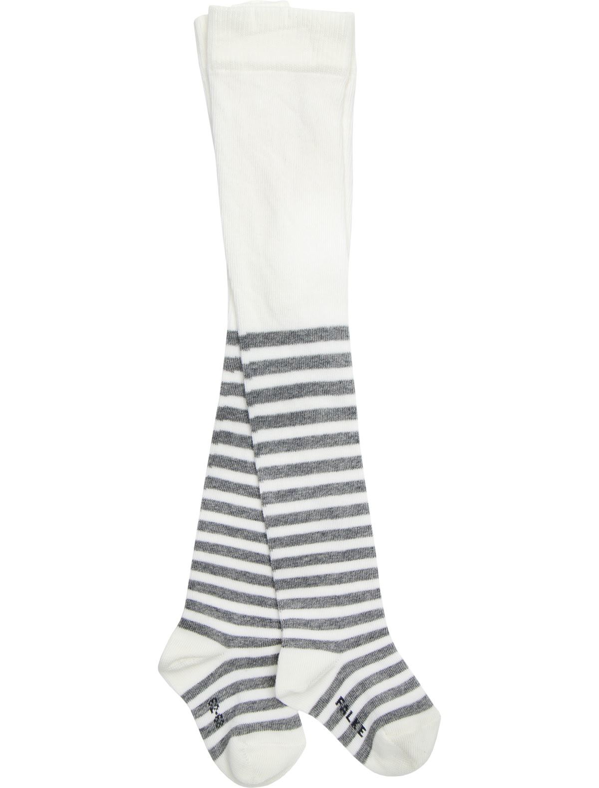 Белые колготки в полоску