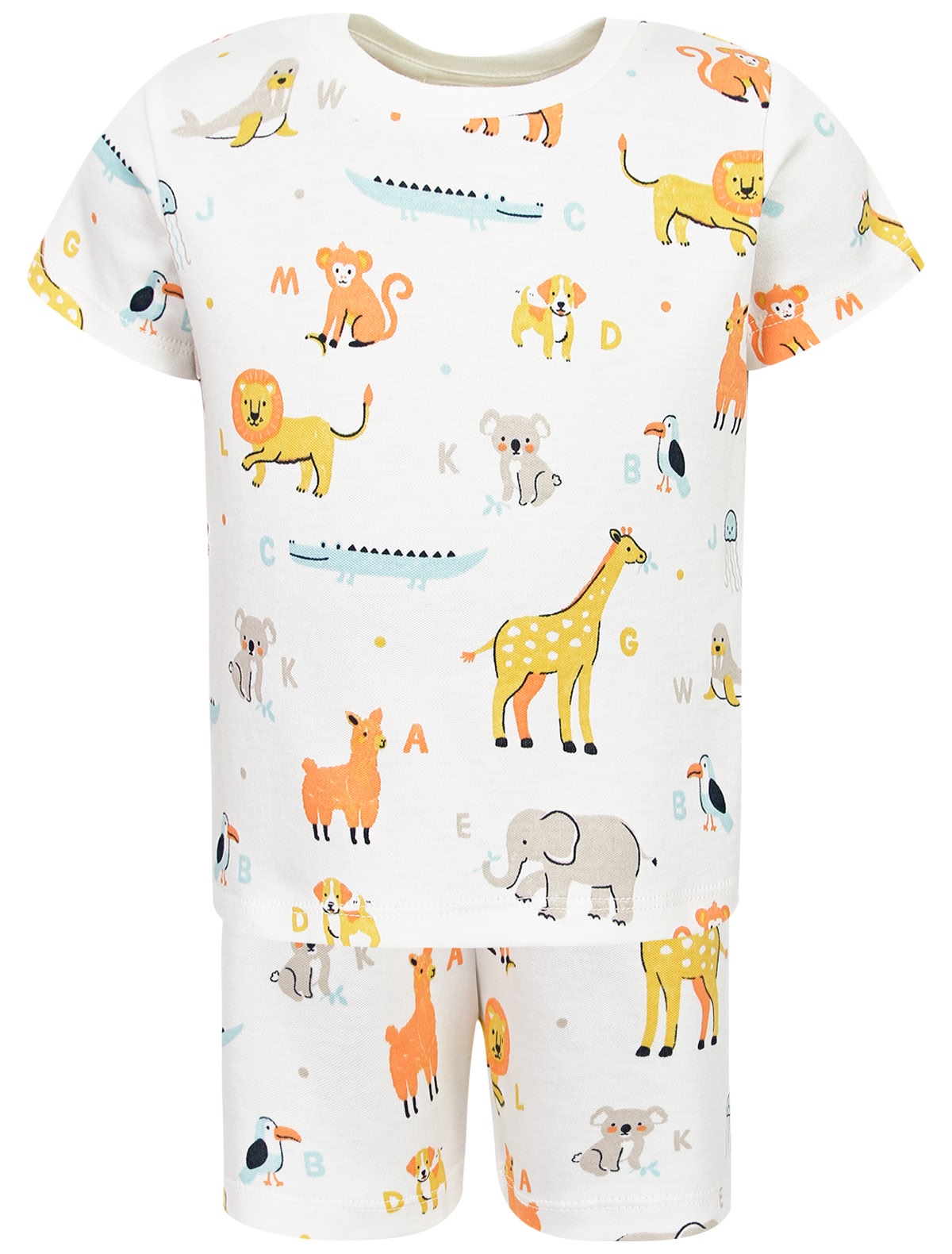 Пижама с принтом животные