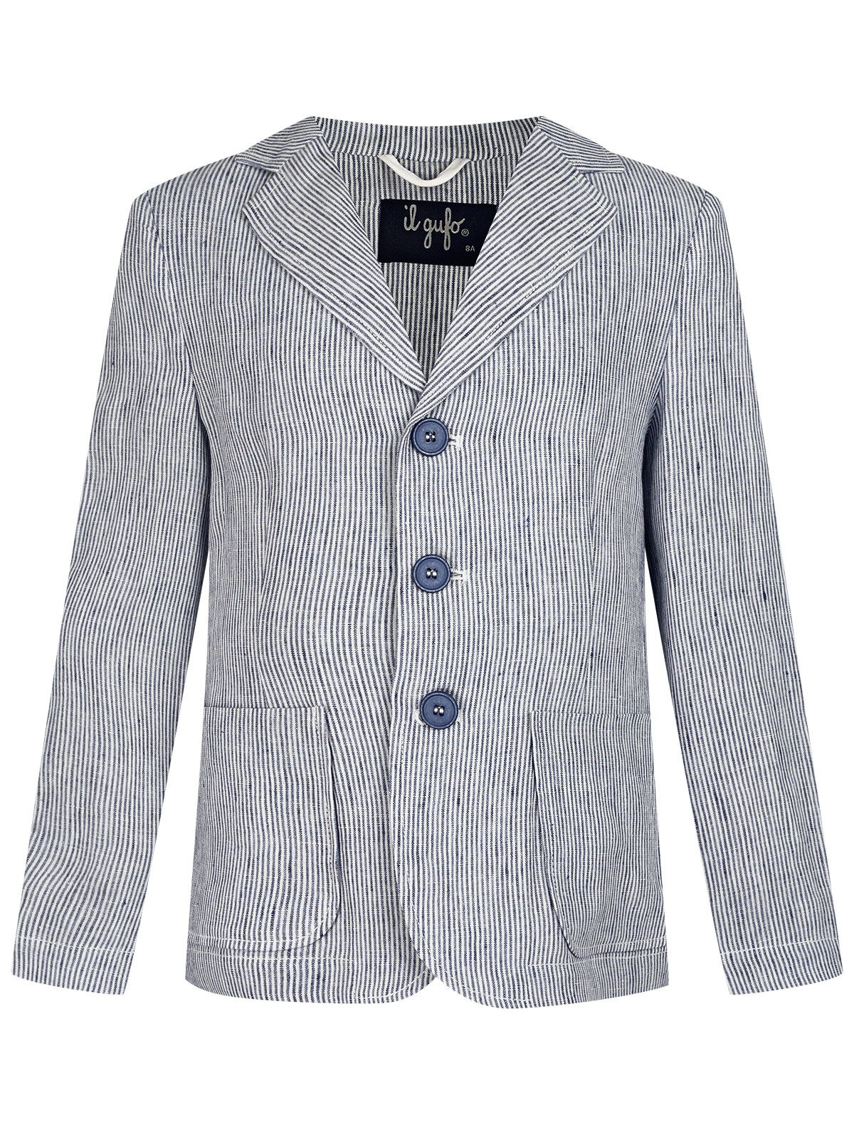 Пиджак Il Gufo пиджак двубортный на пуговицах с лацканами синий button blue teens line 164 84 69 xs