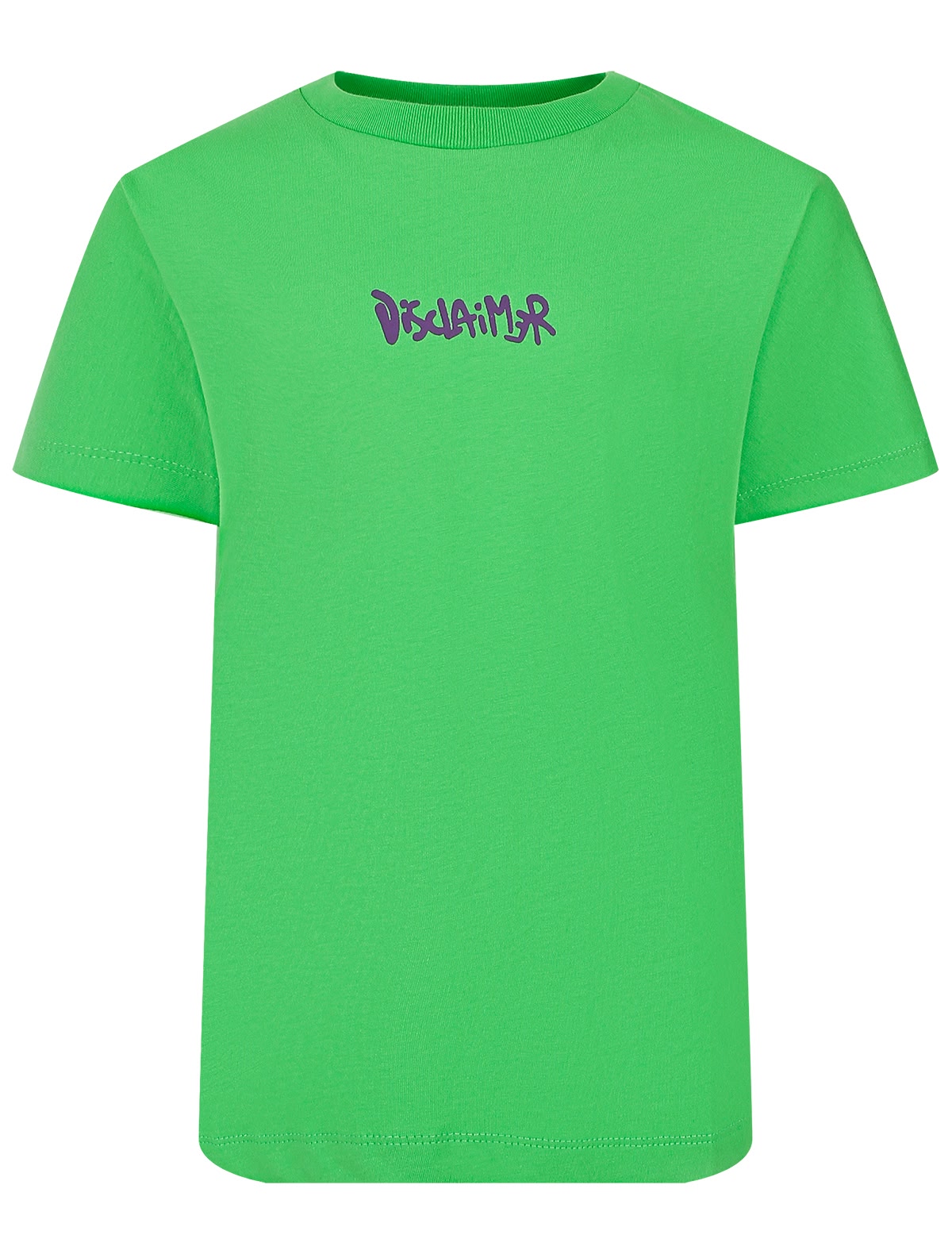 Зеленая хлопковая футболка