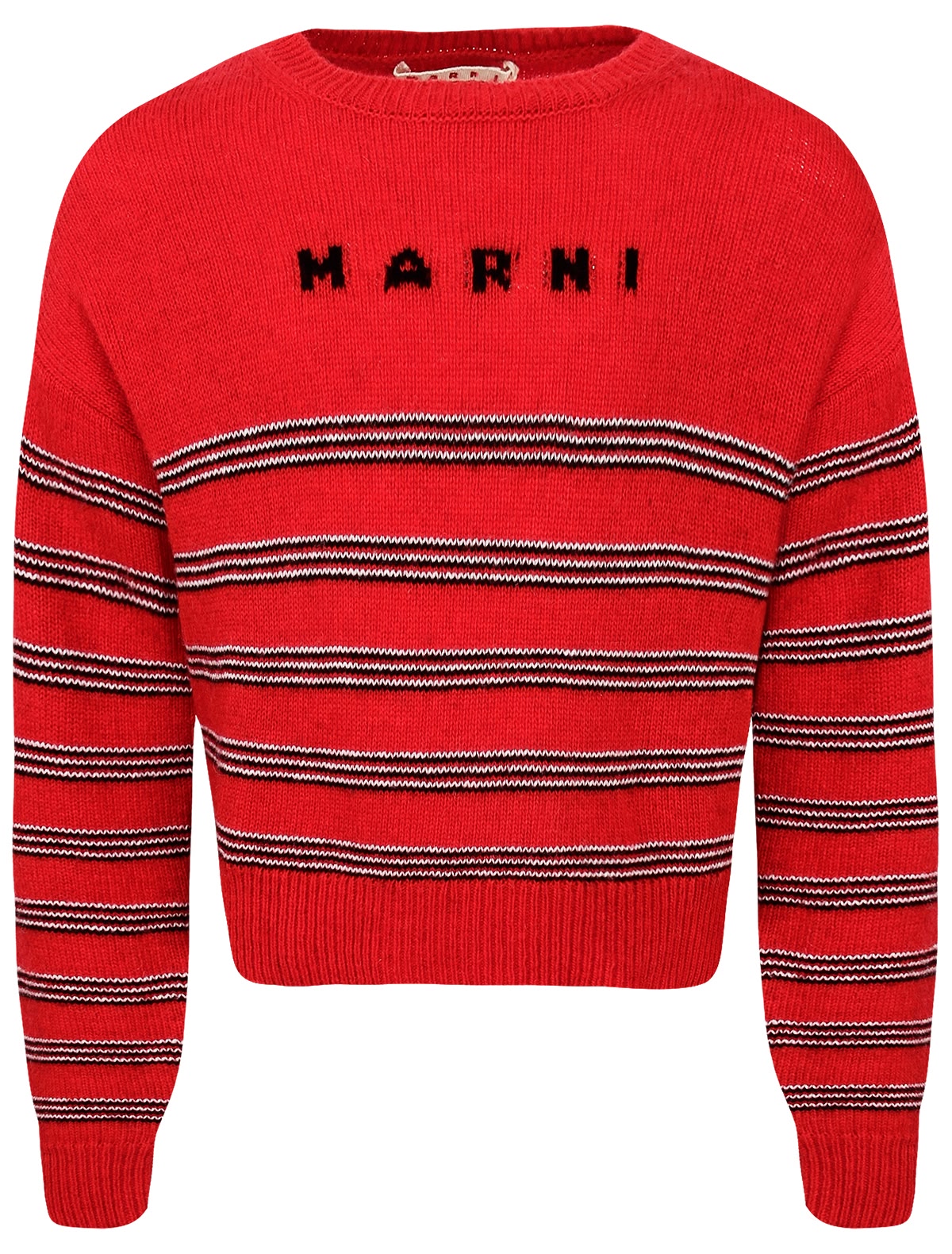 Джемпер в полоску с логотипом