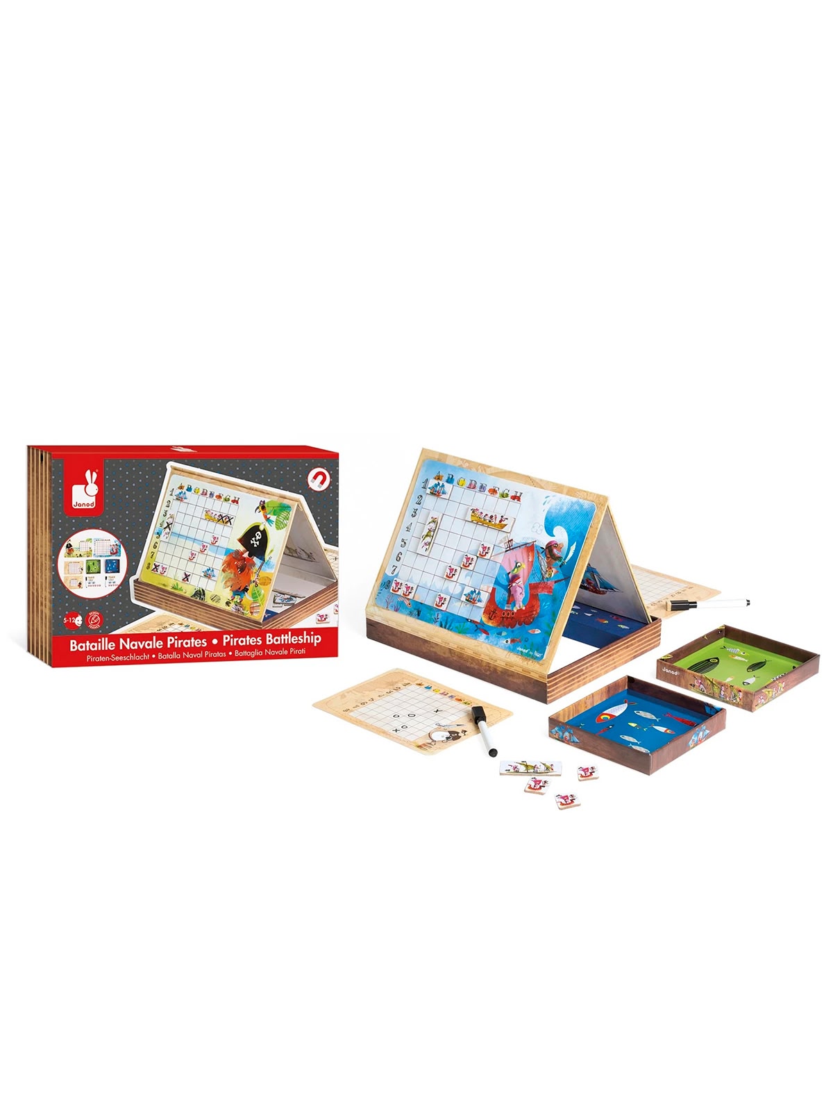 Игра настольная "Морской бой" магнитная